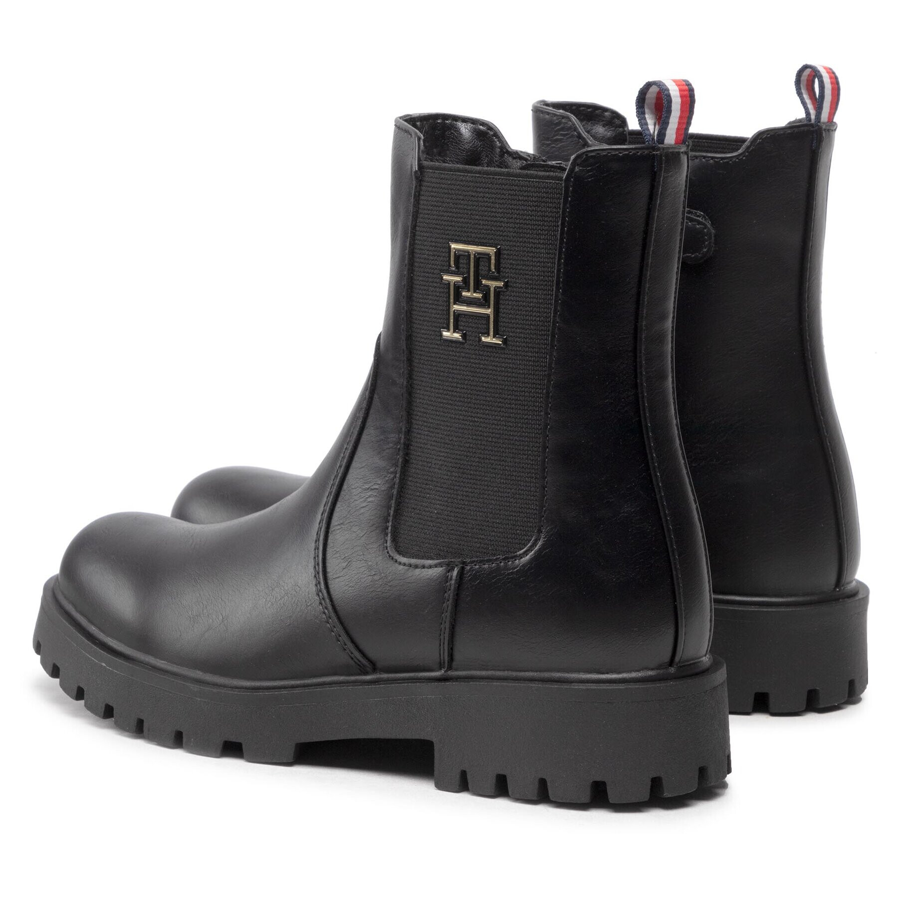 Tommy Hilfiger Ботуши Chelsea Boot T3A5-32393-1355 S Черен - Pepit.bg