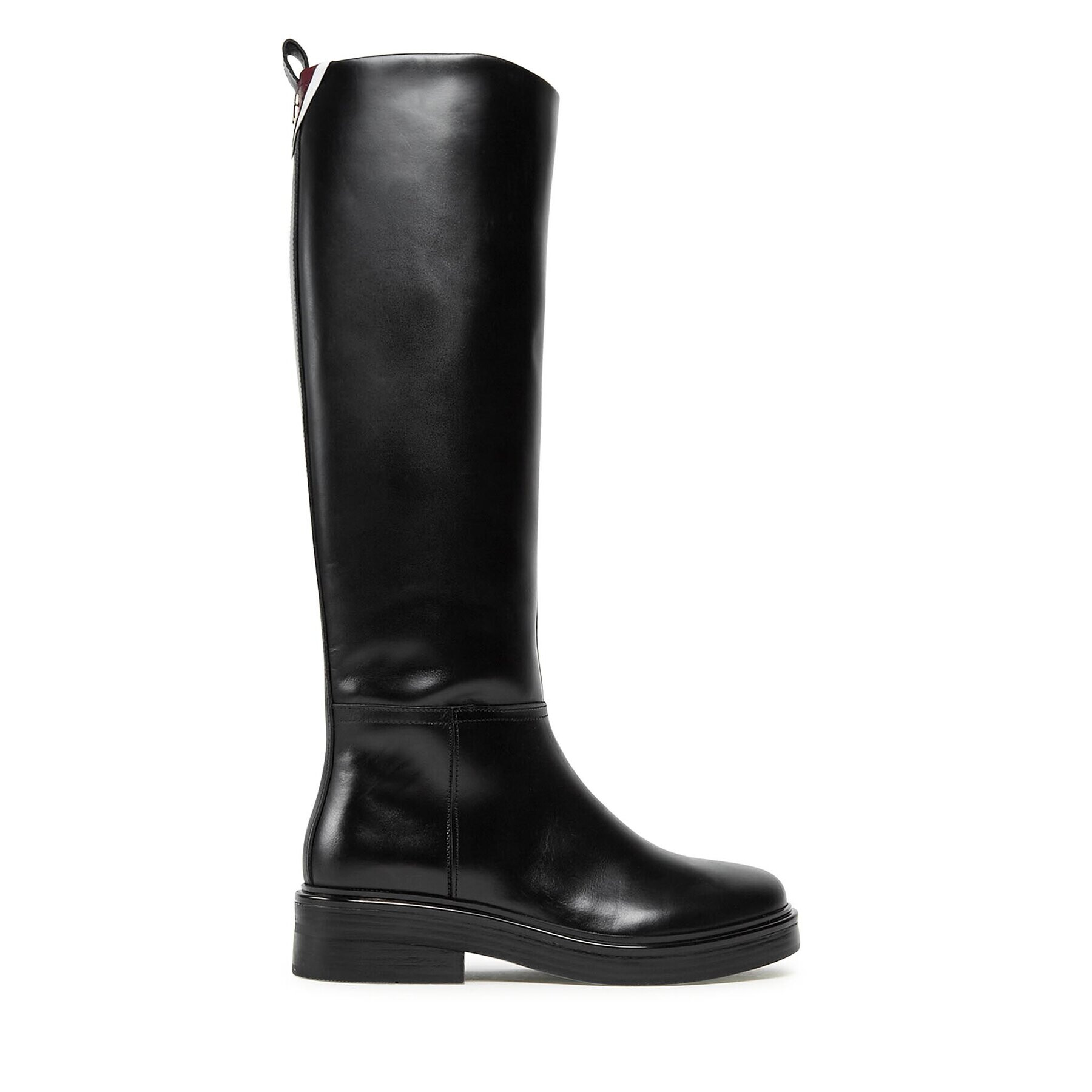 Tommy Hilfiger Ботуши Cool Elevated Longboot FW0FW07488 Черен - Pepit.bg