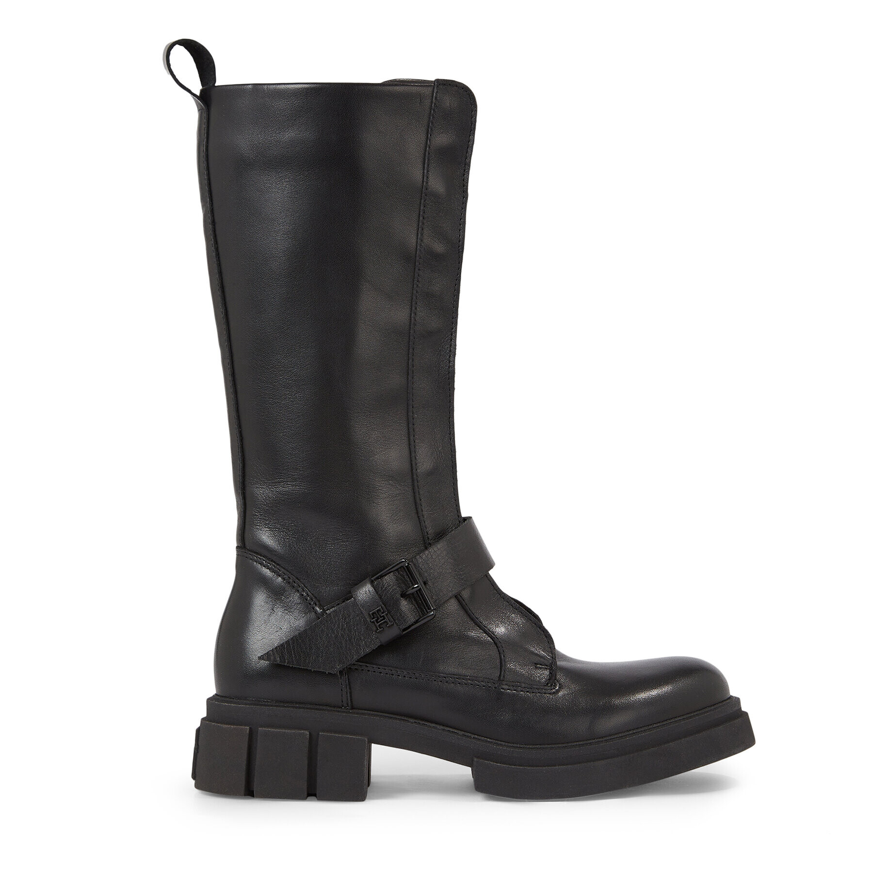 Tommy Hilfiger Ботуши Cool Monochromatic Bikerboot FW0FW07338 Черен - Pepit.bg
