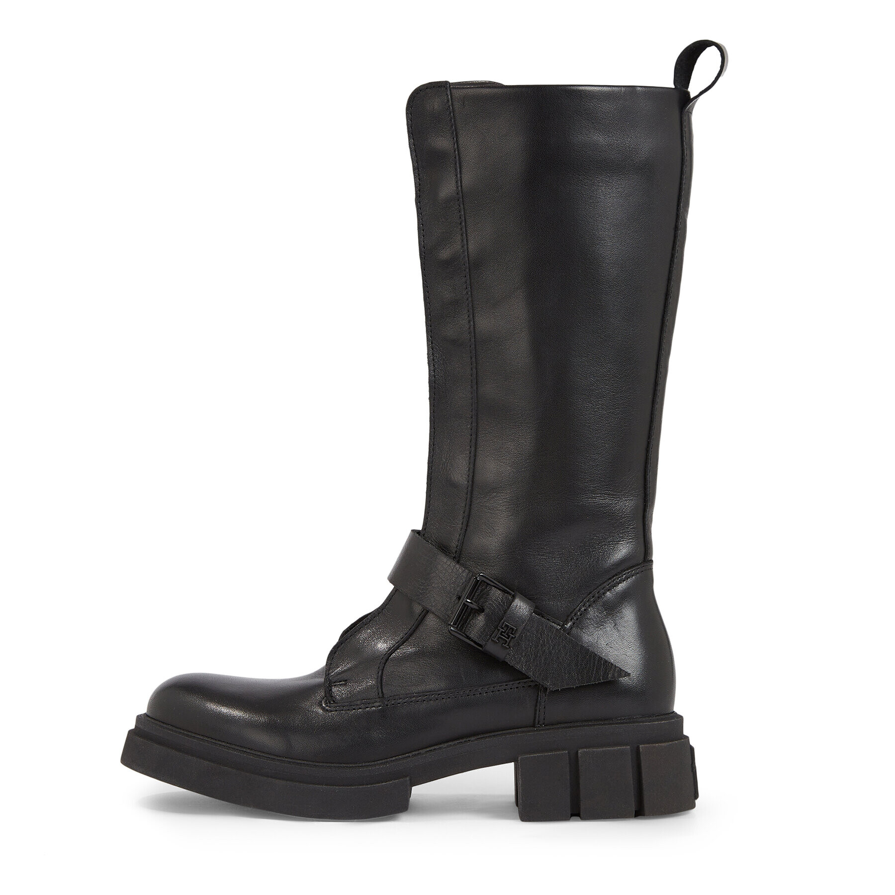 Tommy Hilfiger Ботуши Cool Monochromatic Bikerboot FW0FW07338 Черен - Pepit.bg