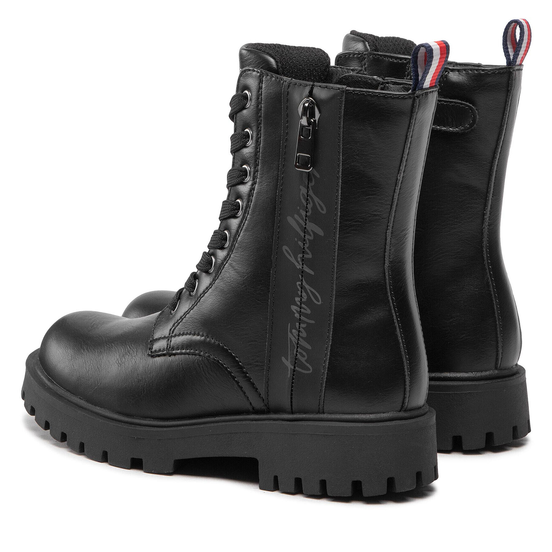 Tommy Hilfiger Ботуши Lace-Up Bootie T3A5-32391-1355 M Черен - Pepit.bg