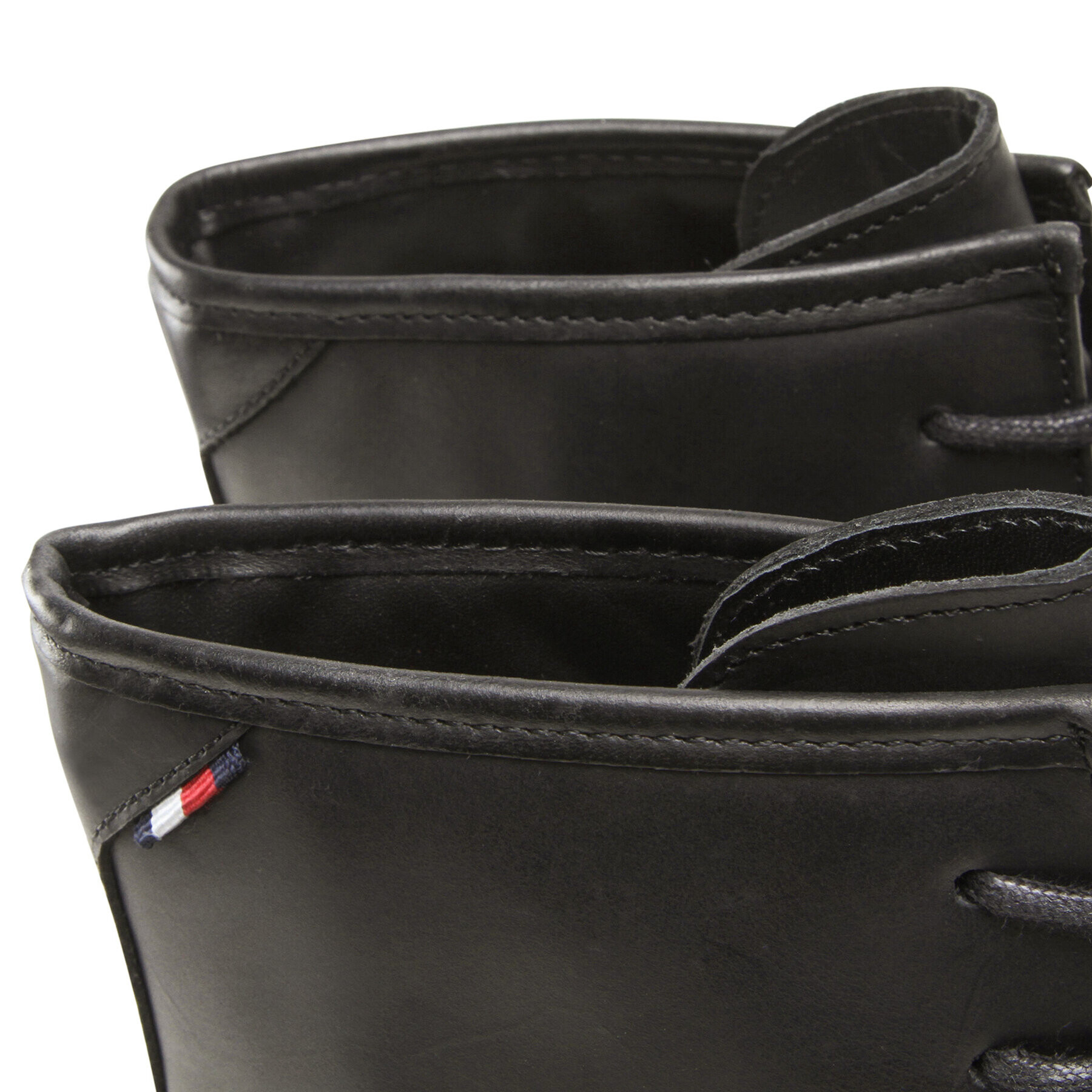 Tommy Hilfiger Ботуши Premium Cleated Lth Boot FM0FM04194 Черен - Pepit.bg