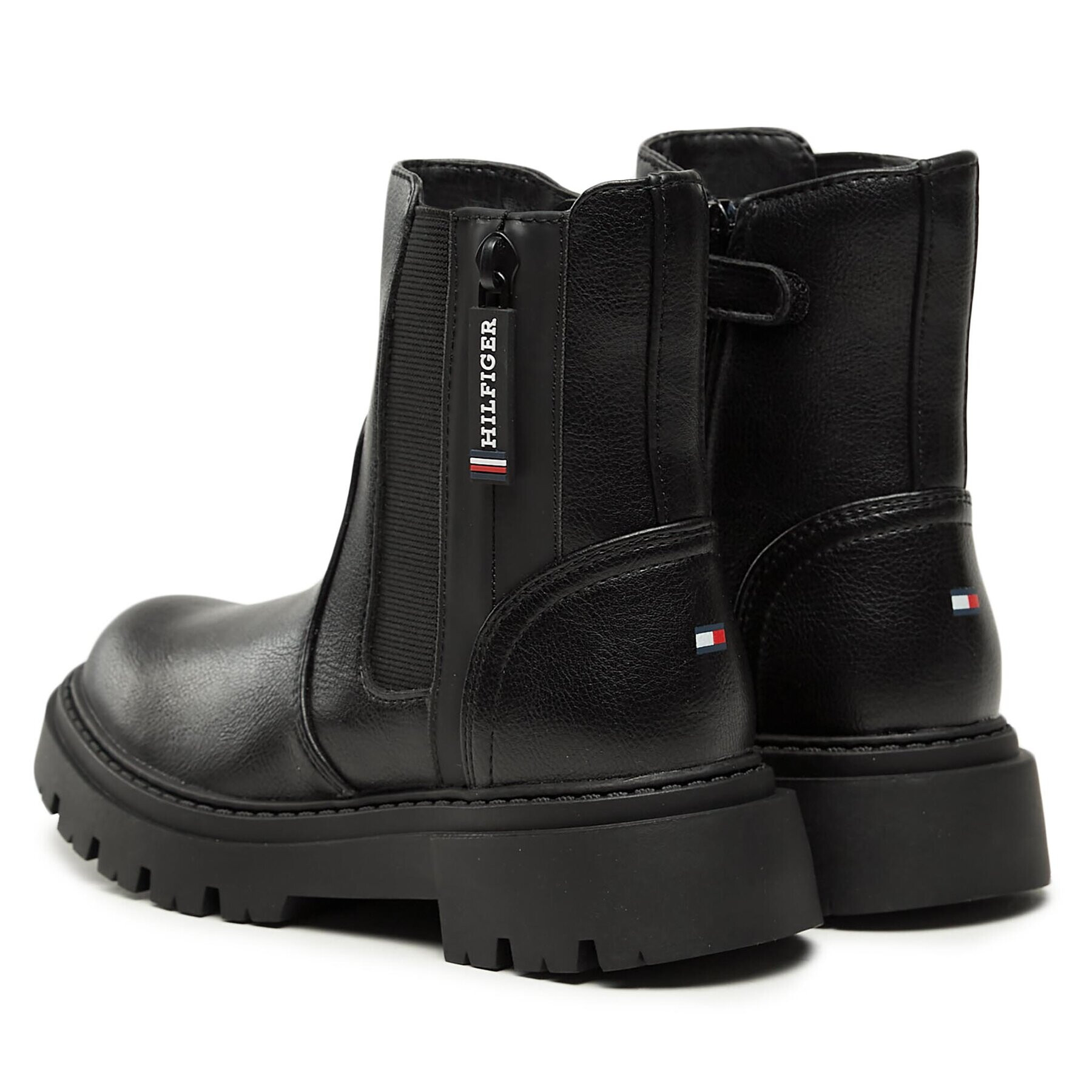 Tommy Hilfiger Ботуши T3A5-33025-1355999 M Черен - Pepit.bg