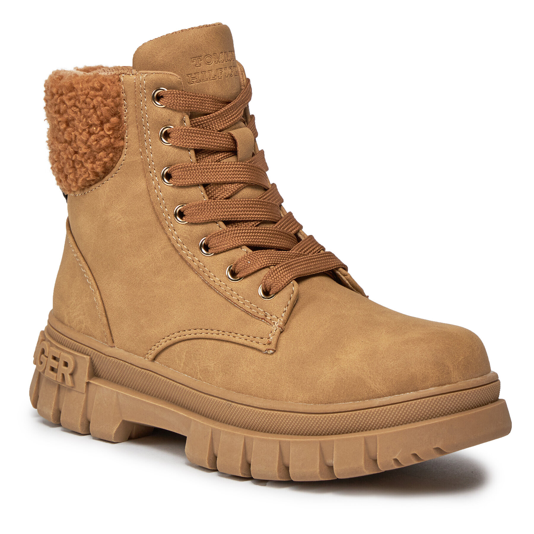 Tommy Hilfiger Ботуши T3A5-33053-1628582 M Кафяв - Pepit.bg