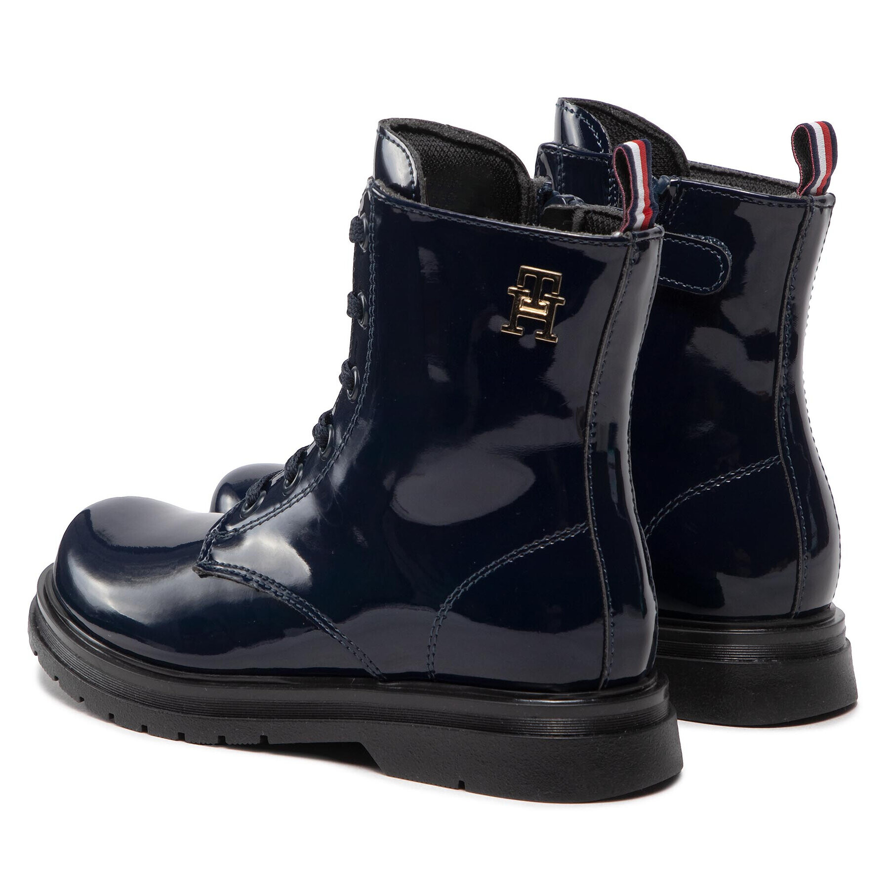 Tommy Hilfiger Ботуши T4A5-32412-0775 M Тъмносин - Pepit.bg