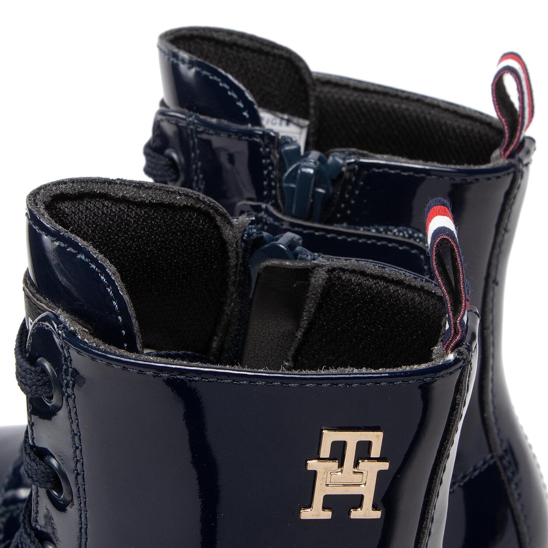 Tommy Hilfiger Ботуши T4A5-32412-0775 M Тъмносин - Pepit.bg