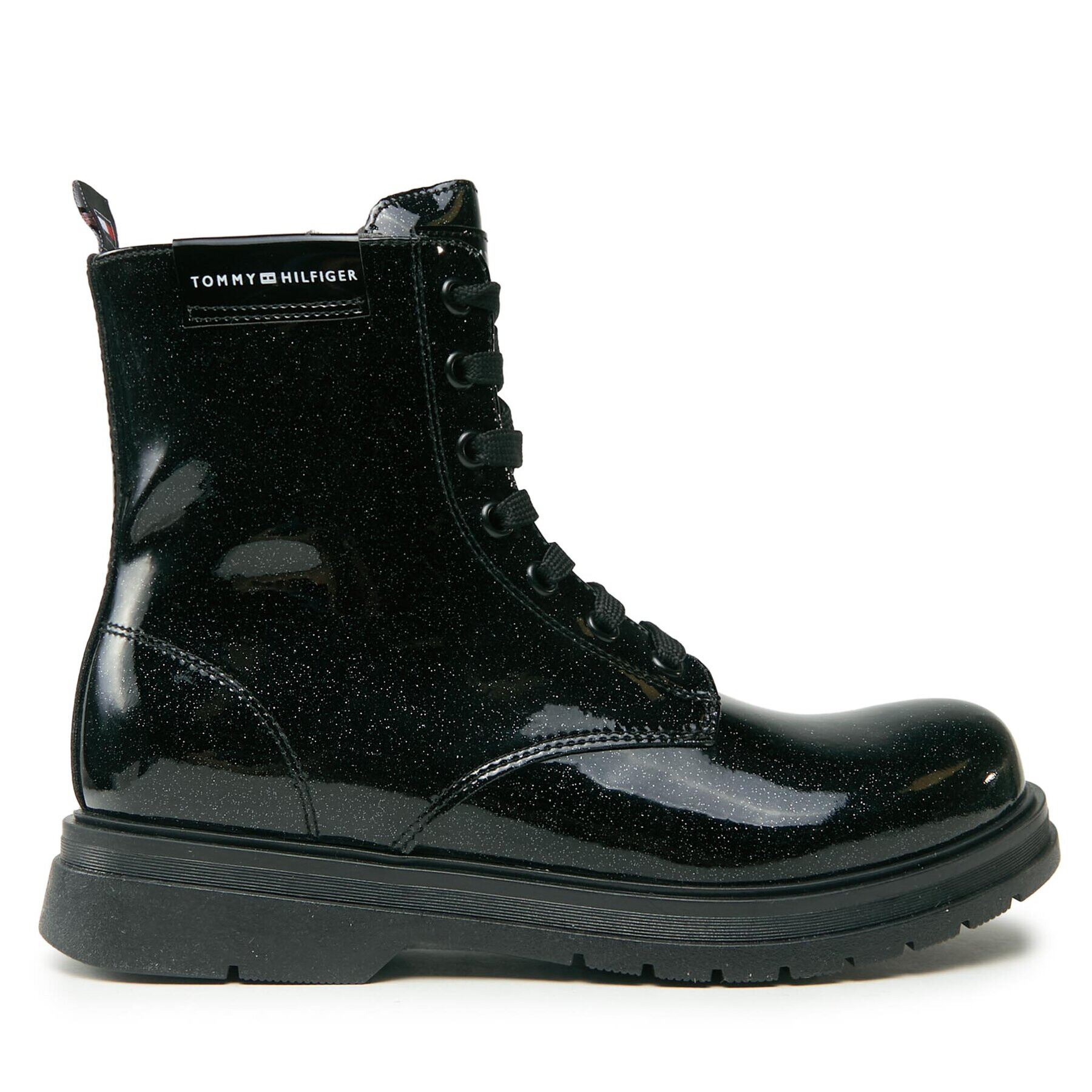 Tommy Hilfiger Ботуши T4A5-33032-1237 S Черен - Pepit.bg