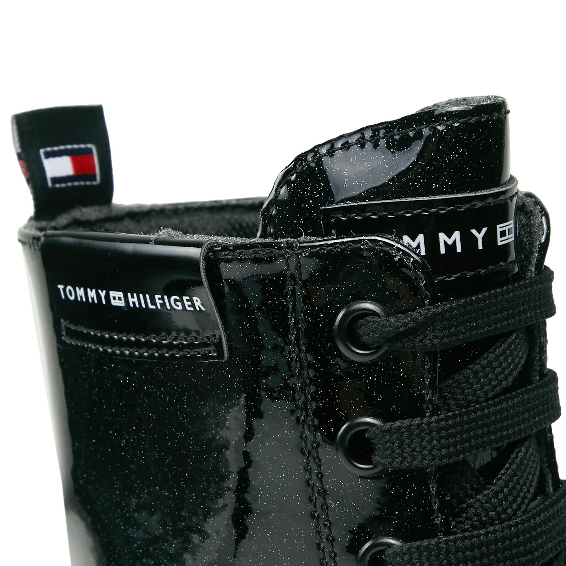 Tommy Hilfiger Ботуши T4A5-33032-1237 S Черен - Pepit.bg