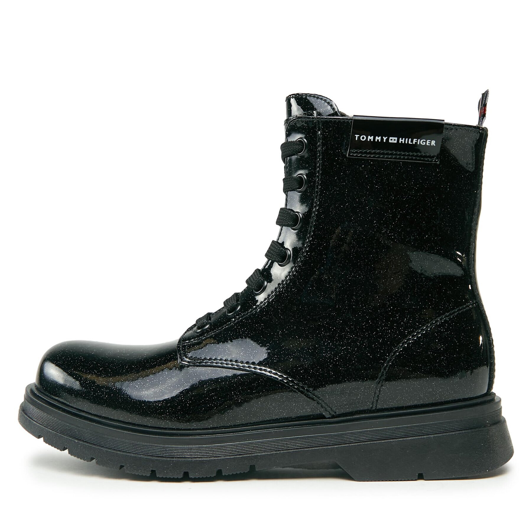 Tommy Hilfiger Ботуши T4A5-33032-1237 S Черен - Pepit.bg