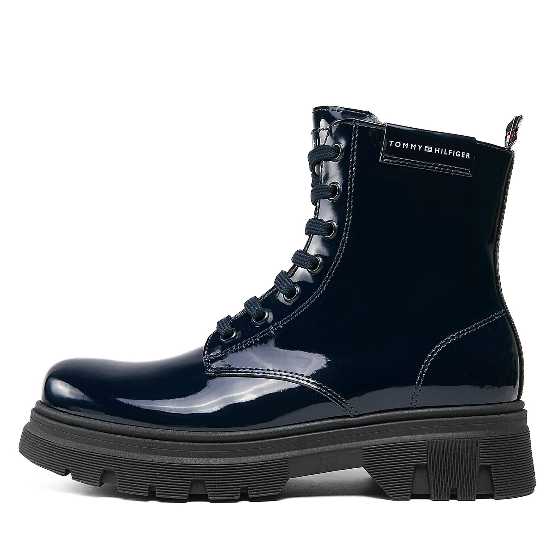 Tommy Hilfiger Ботуши T4A5-33040-0775 S Син - Pepit.bg