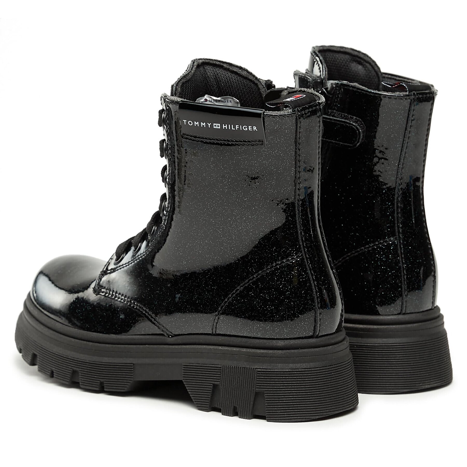 Tommy Hilfiger Ботуши T4A5-33041-1237999 M Черен - Pepit.bg