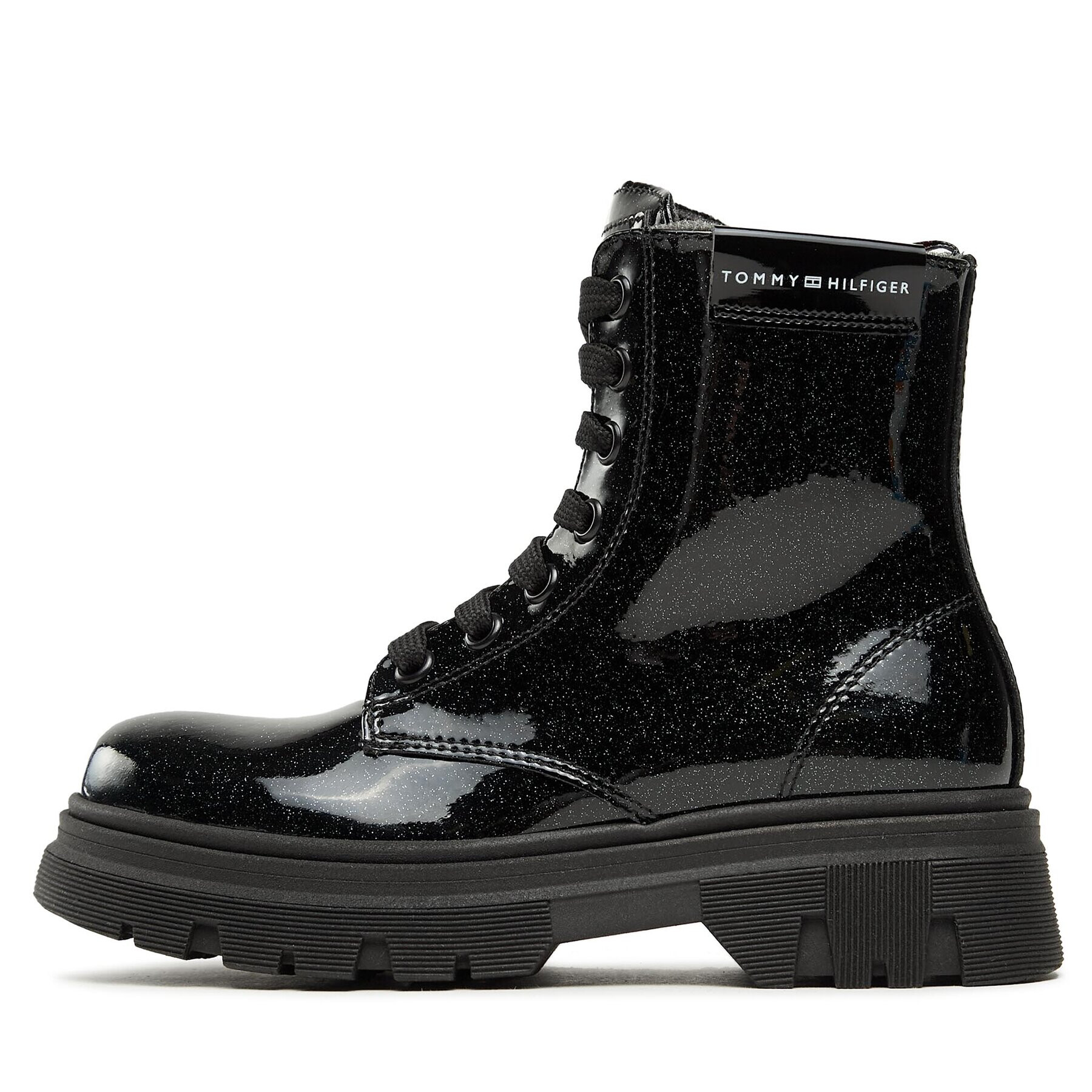 Tommy Hilfiger Ботуши T4A5-33041-1237999 M Черен - Pepit.bg