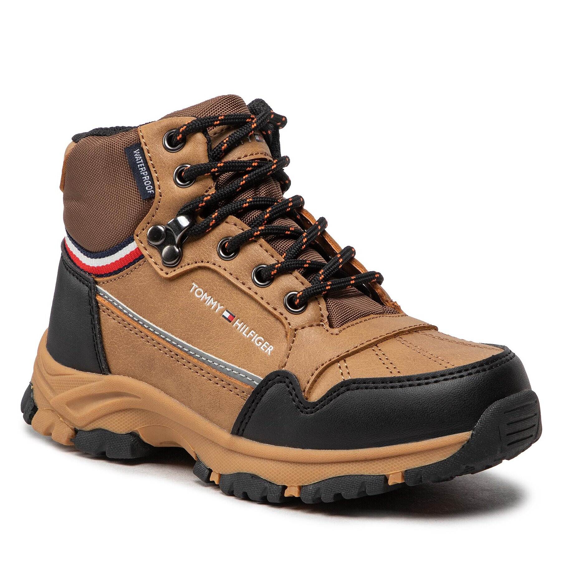 Tommy Hilfiger Ботуши Tech Bootie T3B5-32540-148 M Кафяв - Pepit.bg