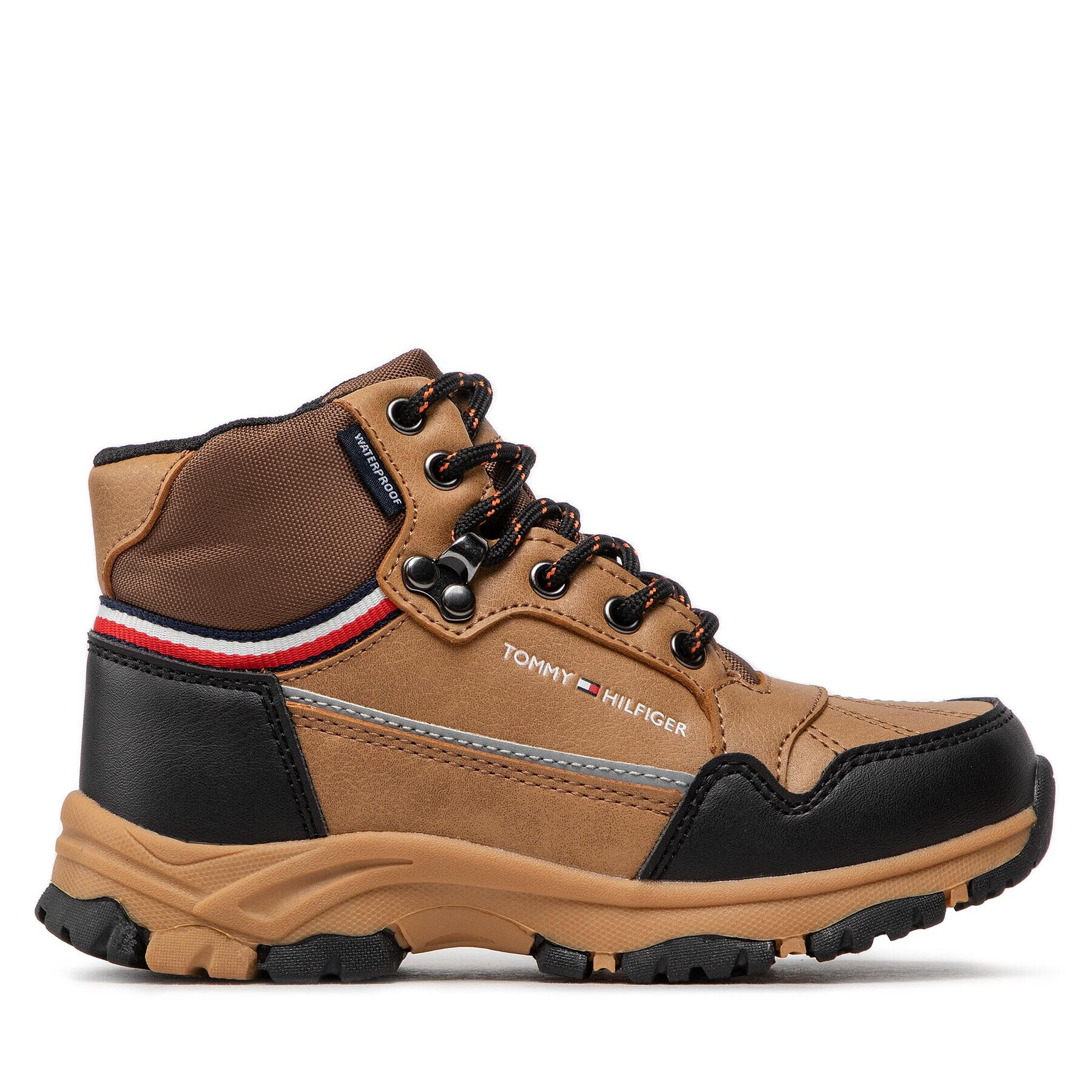 Tommy Hilfiger Ботуши Tech Bootie T3B5-32540-148 M Кафяв - Pepit.bg