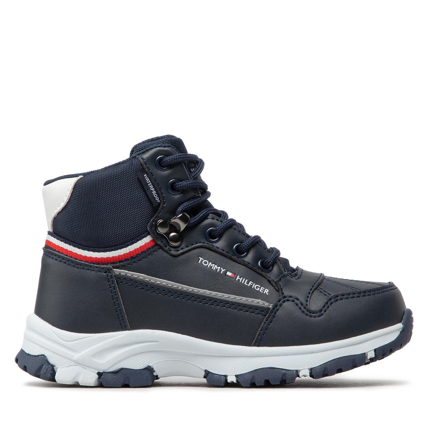 Tommy Hilfiger Ботуши Tech Bootie T3B5-32540-1485 M Тъмносин - Pepit.bg