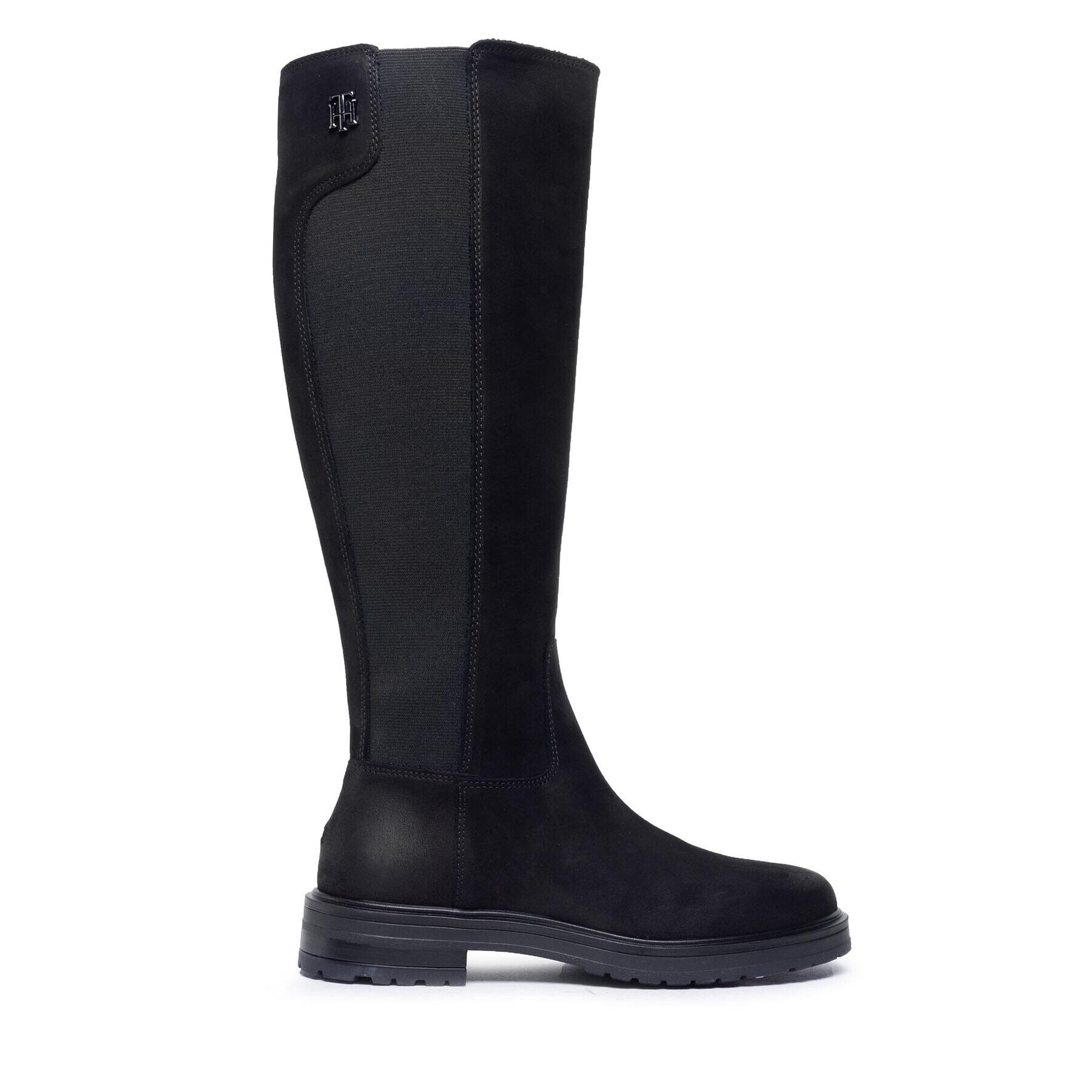 Tommy Hilfiger Ботуши Th Stud Longboot FW0FW06003 Черен - Pepit.bg