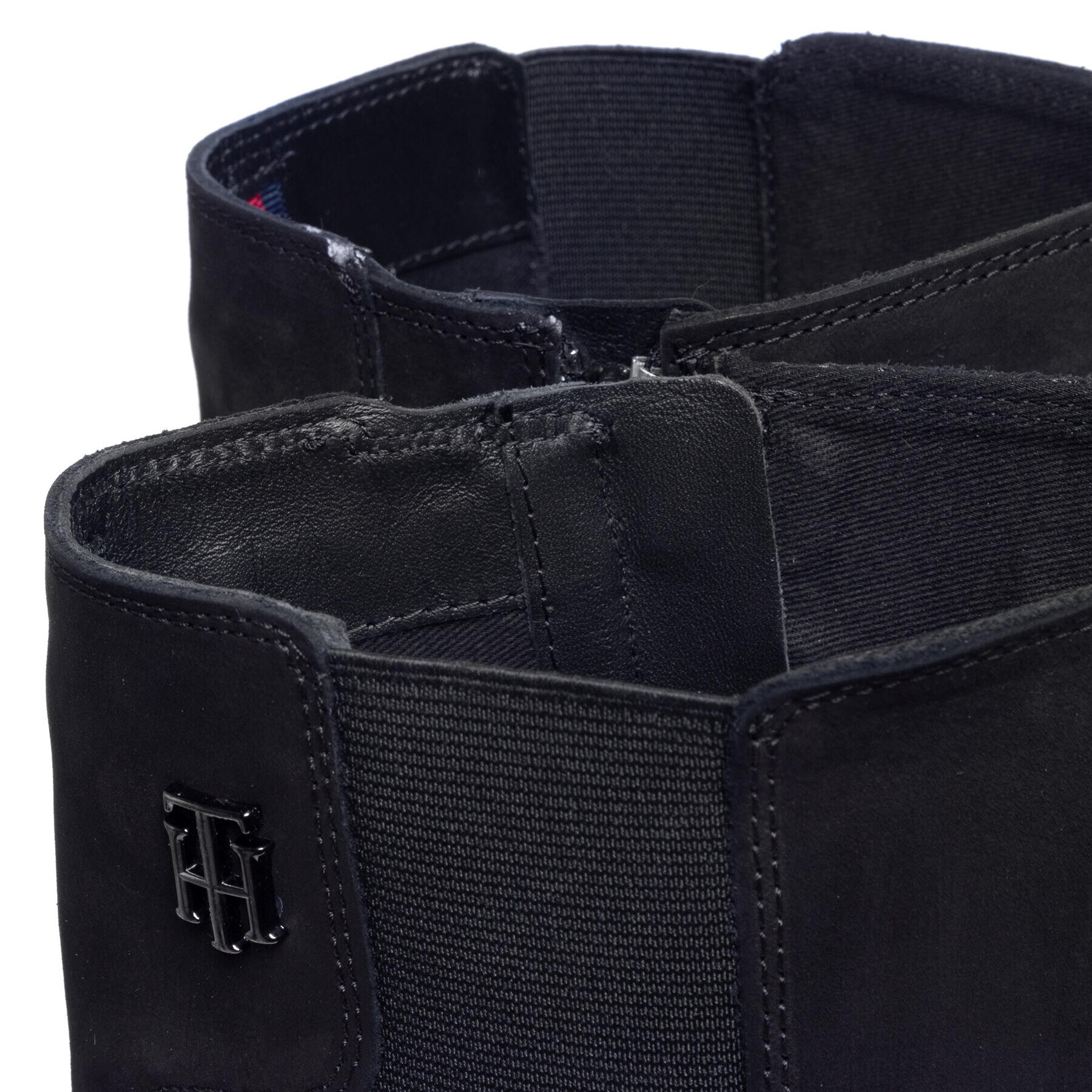 Tommy Hilfiger Ботуши Th Stud Longboot FW0FW06003 Черен - Pepit.bg
