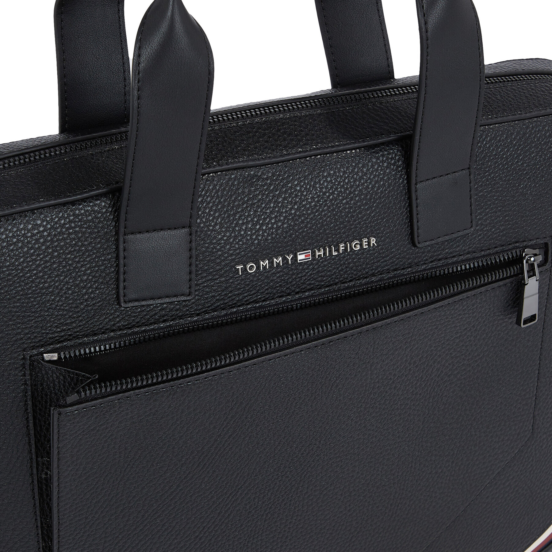 Tommy Hilfiger Чанта за лаптоп Th Central Slim Computer Bag AM0AM11579 Черен - Pepit.bg