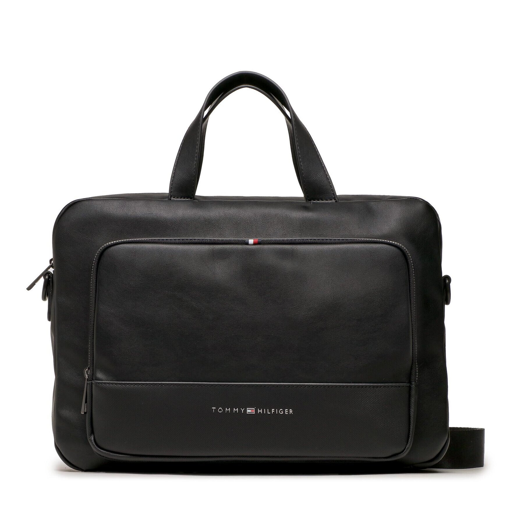 Tommy Hilfiger Чанта за лаптоп Th Essential Slim Computer Bag AM0AM10926 Черен - Pepit.bg