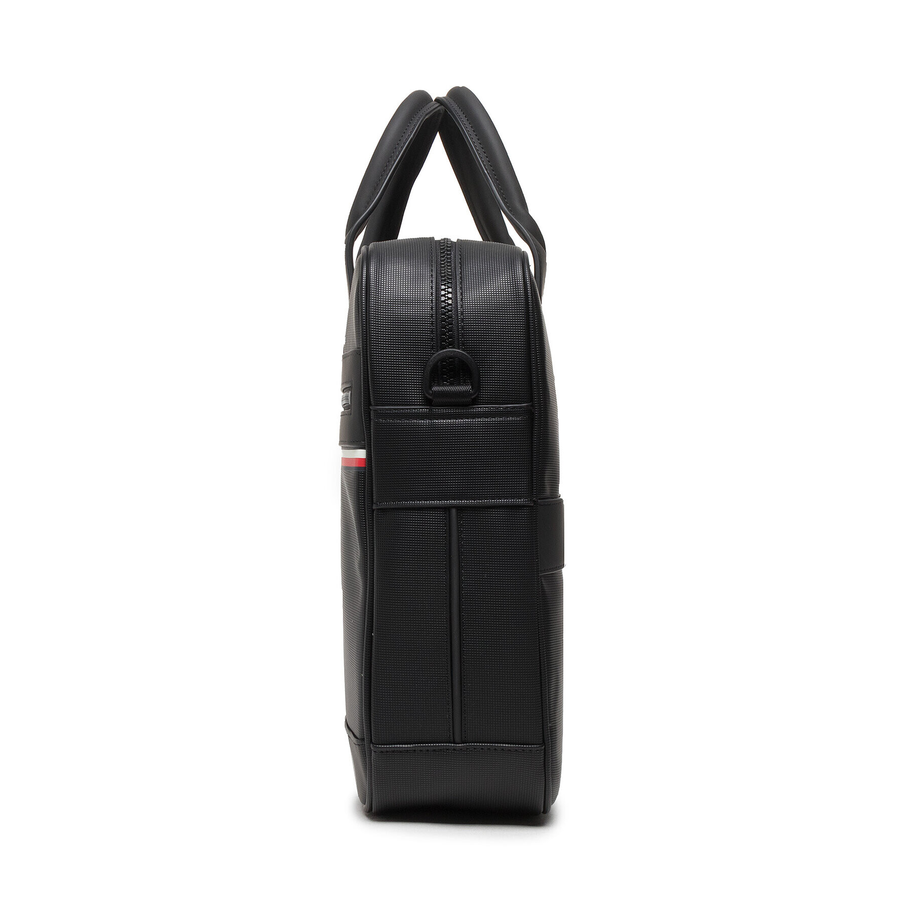 Tommy Hilfiger Чанта за лаптоп Th Stripe Computer Bag AM0AM10301 Черен - Pepit.bg