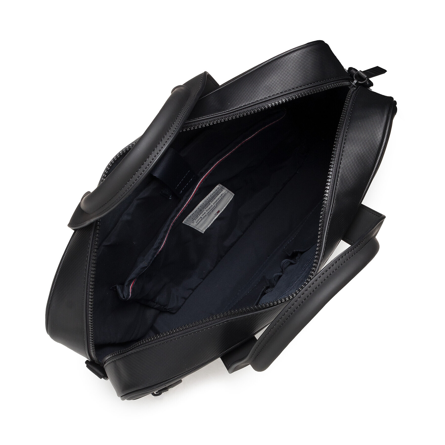 Tommy Hilfiger Чанта за лаптоп Th Stripe Computer Bag AM0AM10301 Черен - Pepit.bg
