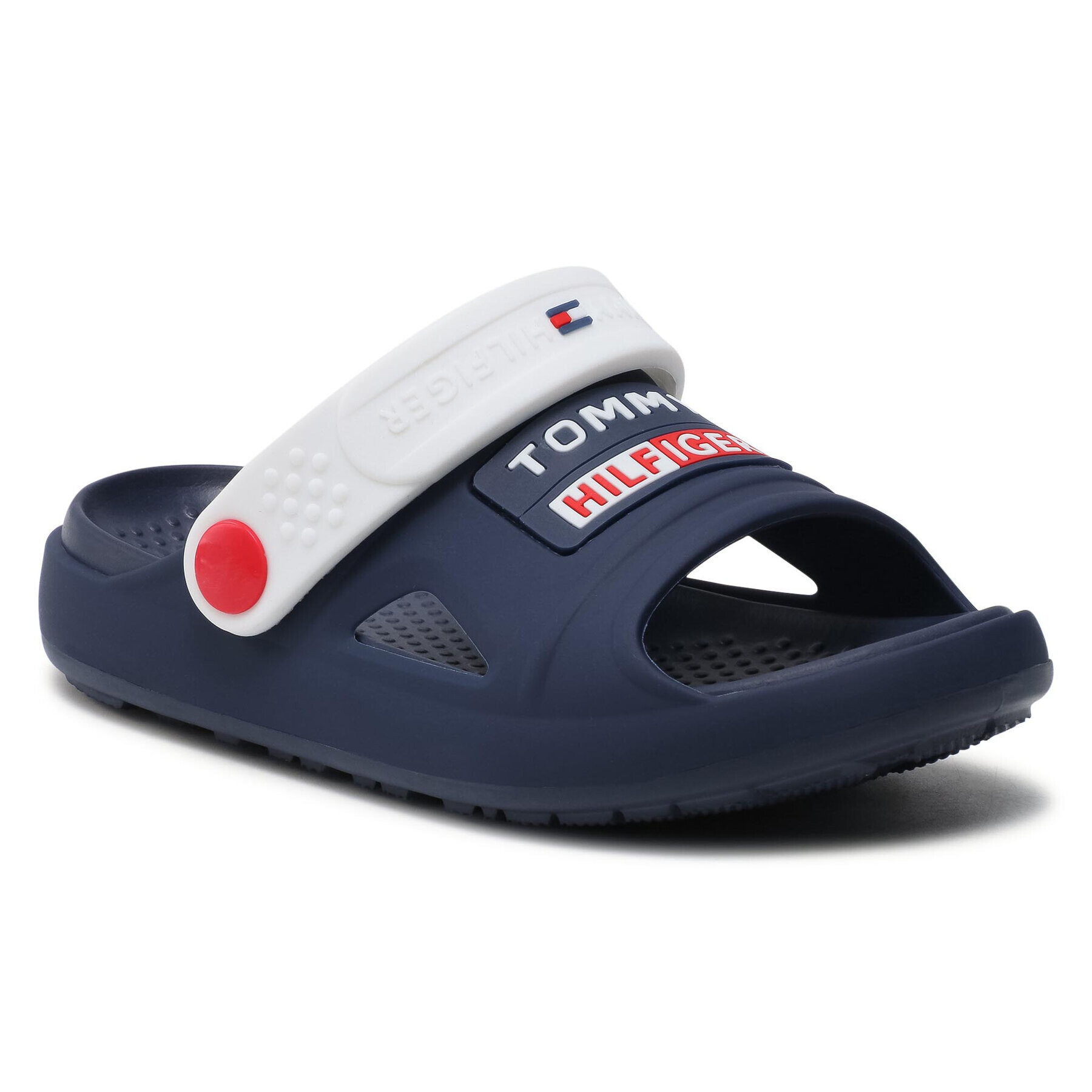 Tommy Hilfiger Чехли Comfy Sandal T1B2-31115-0083 S Тъмносин - Pepit.bg