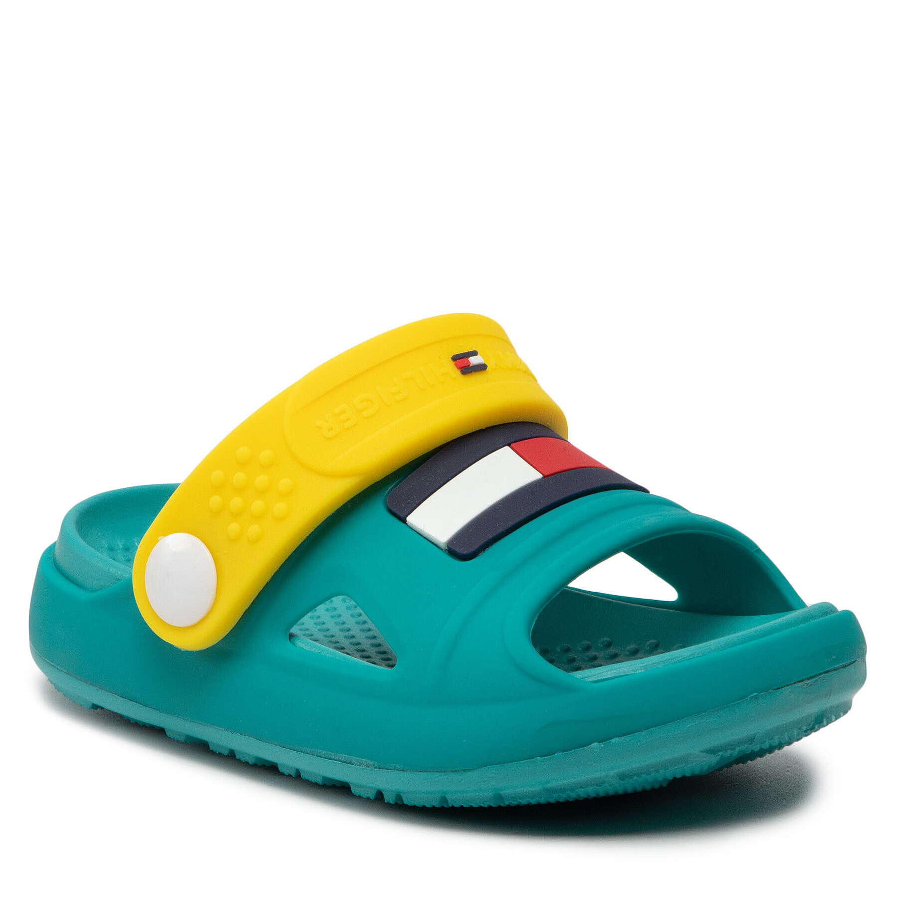 Tommy Hilfiger Чехли Comfy Sandal T1B2-32262-008 M Зелен - Pepit.bg