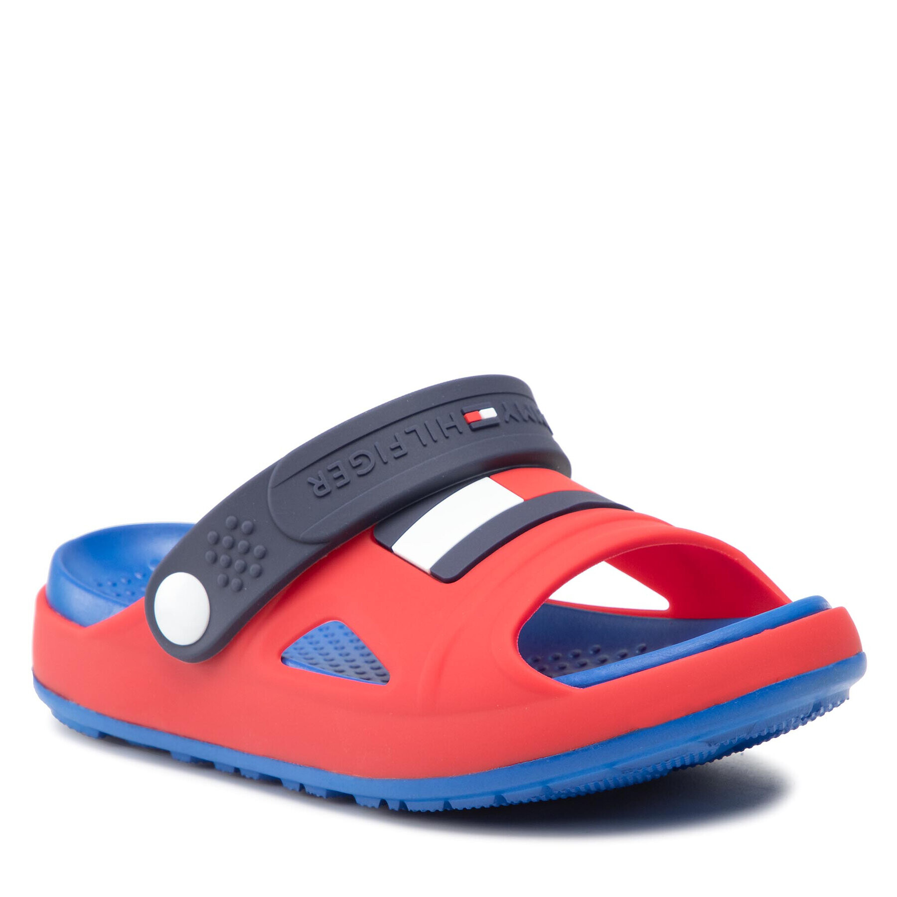 Tommy Hilfiger Чехли Comfy Sandal T1B2-32262-0083 S Червен - Pepit.bg