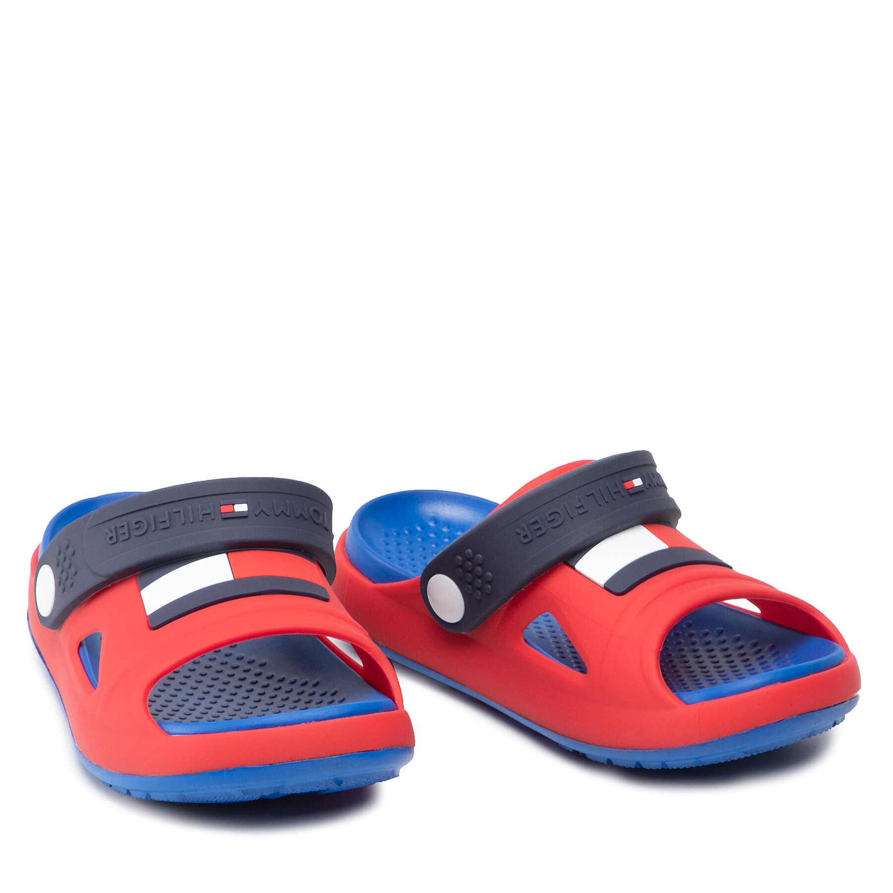 Tommy Hilfiger Чехли Comfy Sandal T1B2-32262-0083 S Червен - Pepit.bg