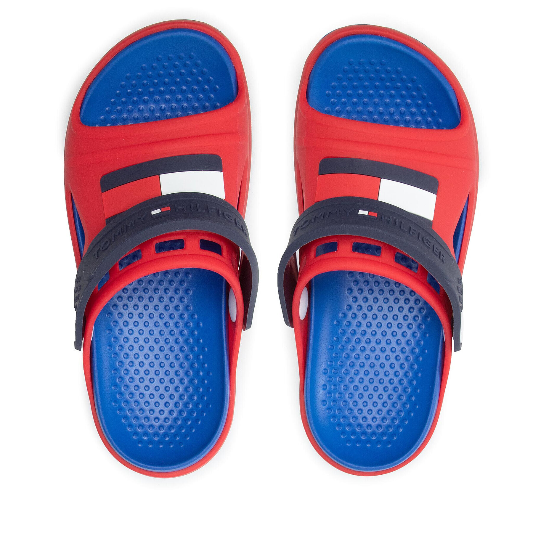 Tommy Hilfiger Чехли Comfy Sandal T1B2-32262-0083 S Червен - Pepit.bg