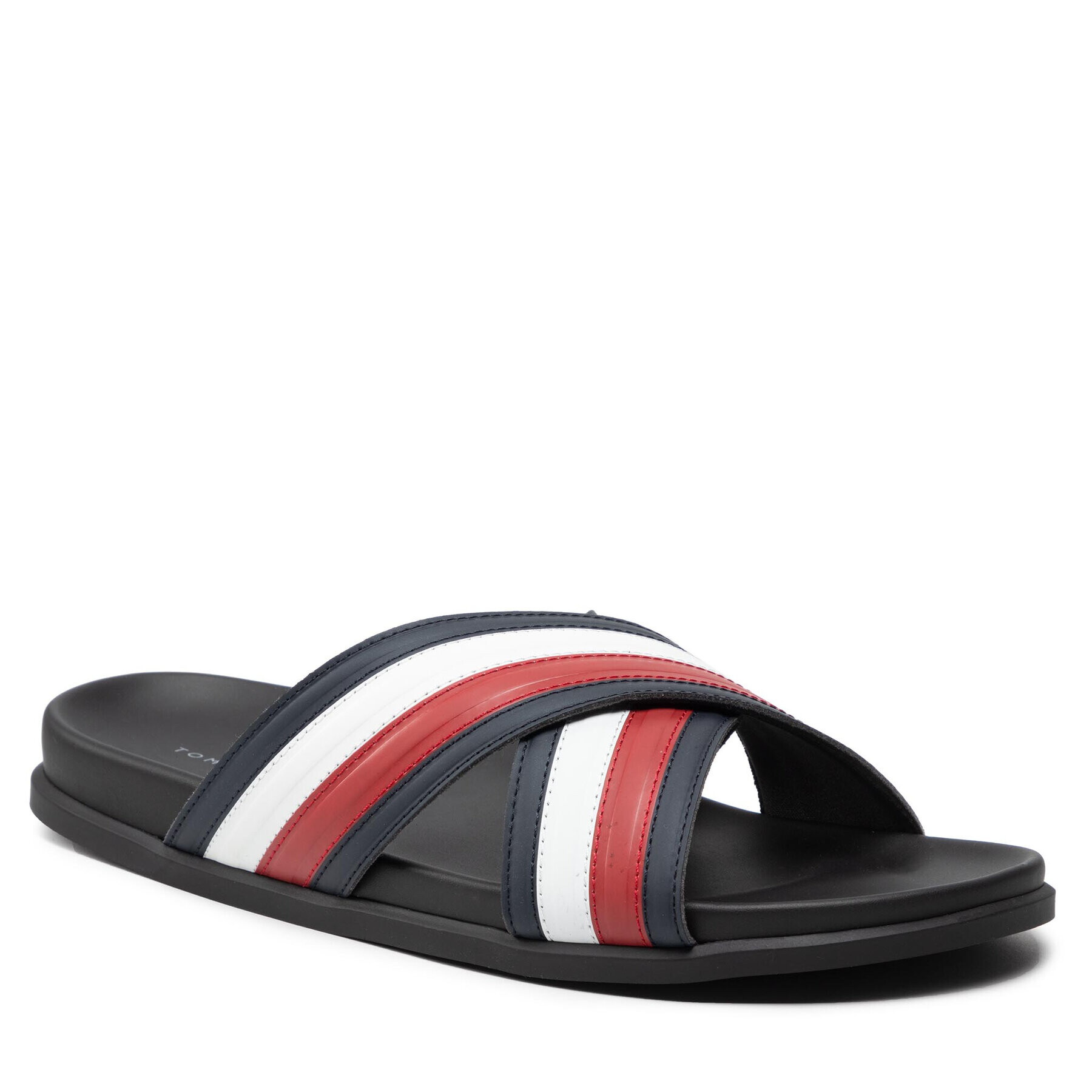 Tommy Hilfiger Чехли Elevated Corporate Sandal FM0FM03971 Тъмносин - Pepit.bg