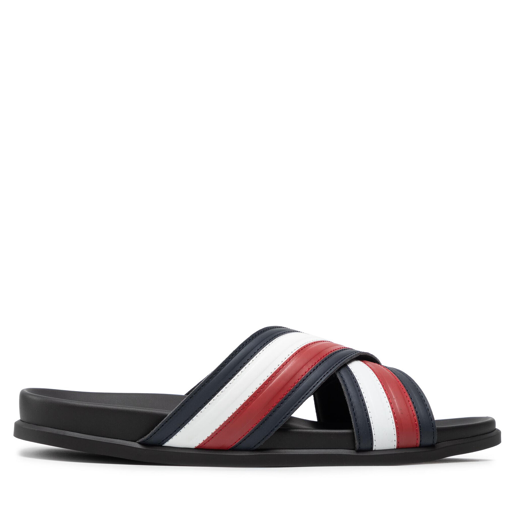 Tommy Hilfiger Чехли Elevated Corporate Sandal FM0FM03971 Тъмносин - Pepit.bg