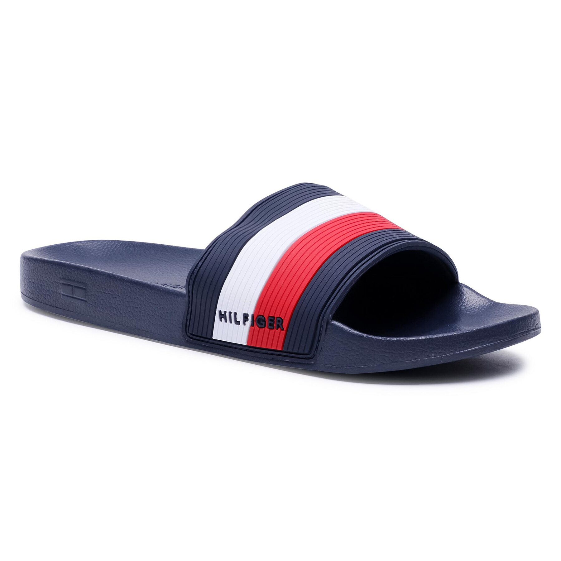 Tommy Hilfiger Чехли Essential Coraporate Pool Slide FM0FM03375 Тъмносин - Pepit.bg