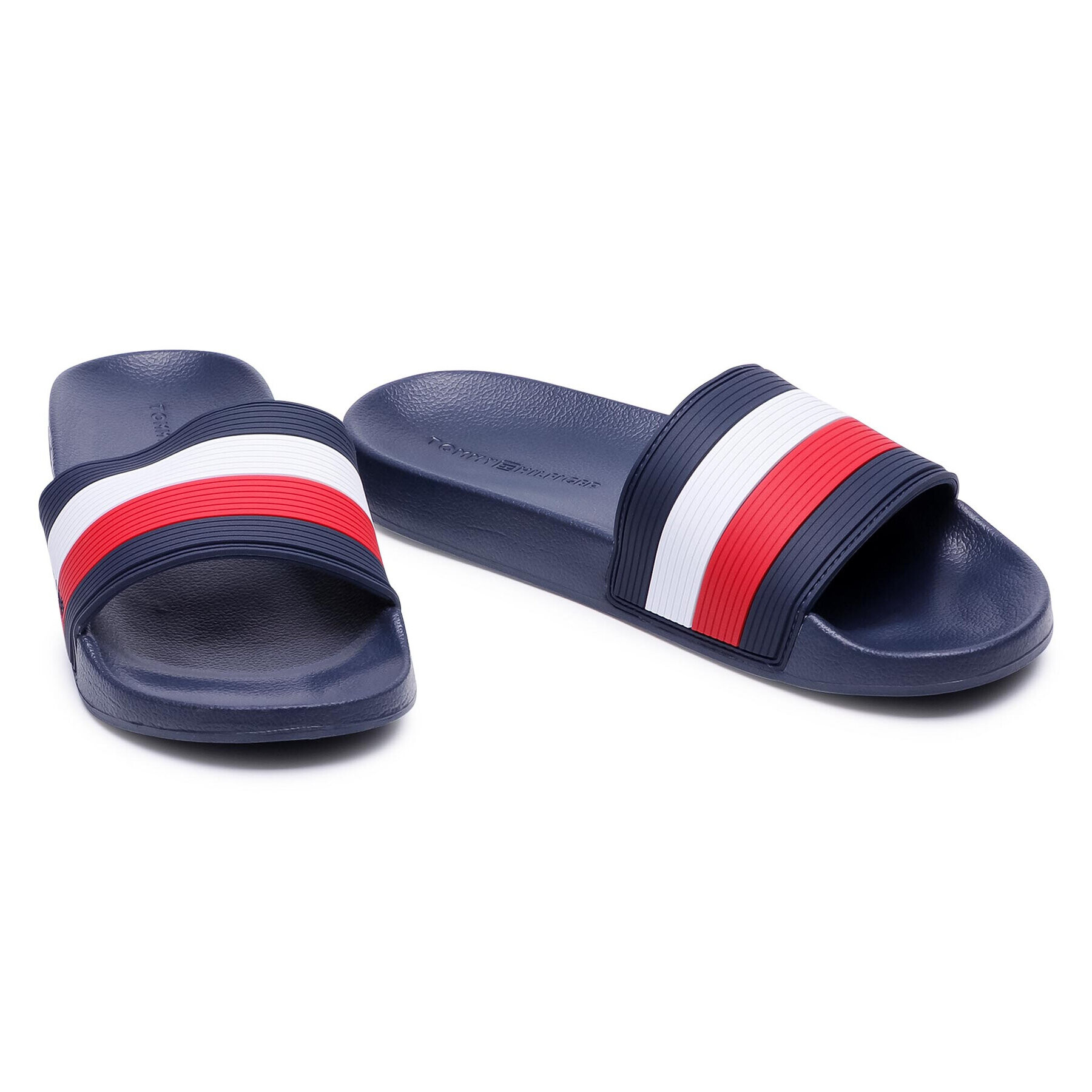 Tommy Hilfiger Чехли Essential Coraporate Pool Slide FM0FM03375 Тъмносин - Pepit.bg