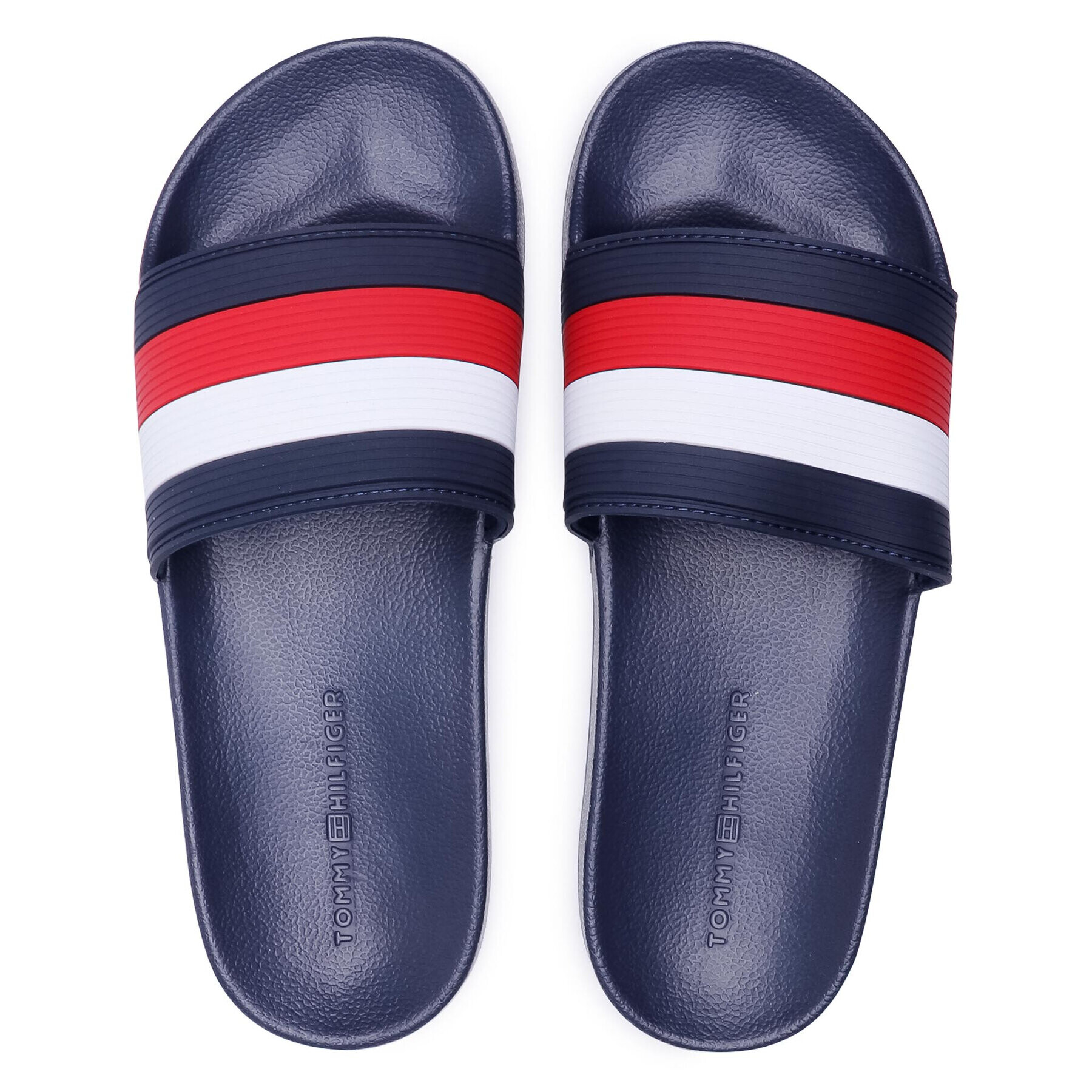 Tommy Hilfiger Чехли Essential Coraporate Pool Slide FM0FM03375 Тъмносин - Pepit.bg