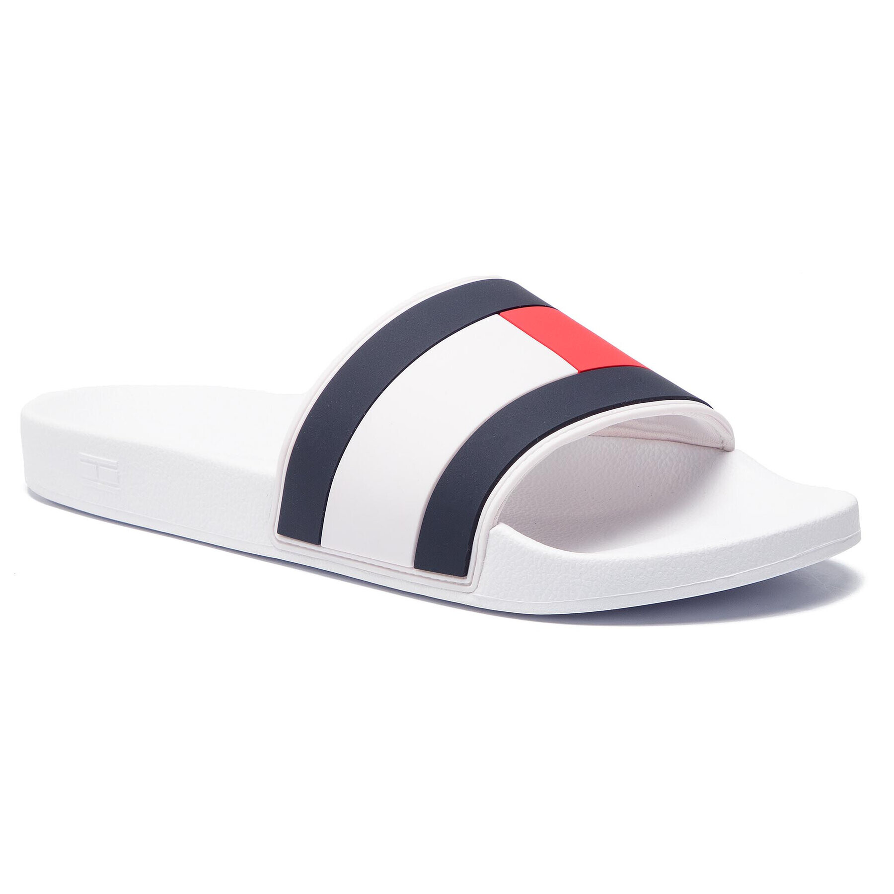 Tommy Hilfiger Чехли Essential Flag Pool Slide FM0FM02327 Бял - Pepit.bg