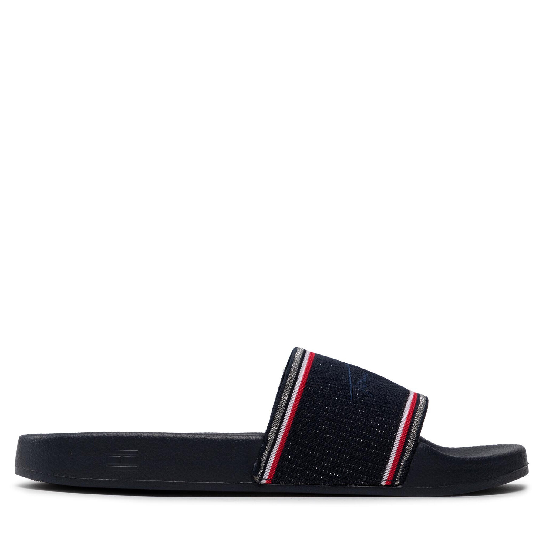 Tommy Hilfiger Чехли Essential Shiny Knit Pool Slide FW0FW06311 Тъмносин - Pepit.bg