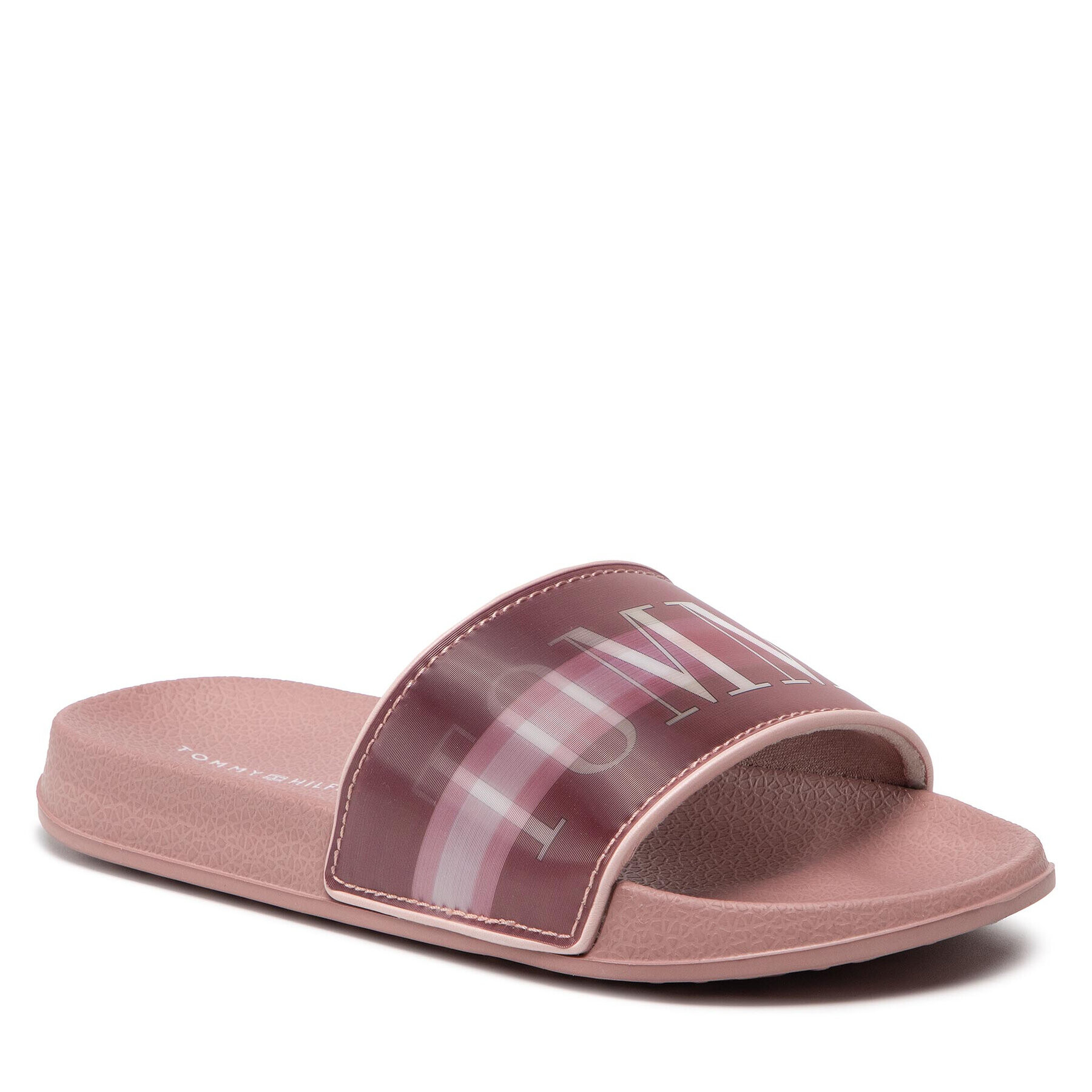 Tommy Hilfiger Чехли Holographic Pool Slide T3A0-32198-1172 M Розов - Pepit.bg