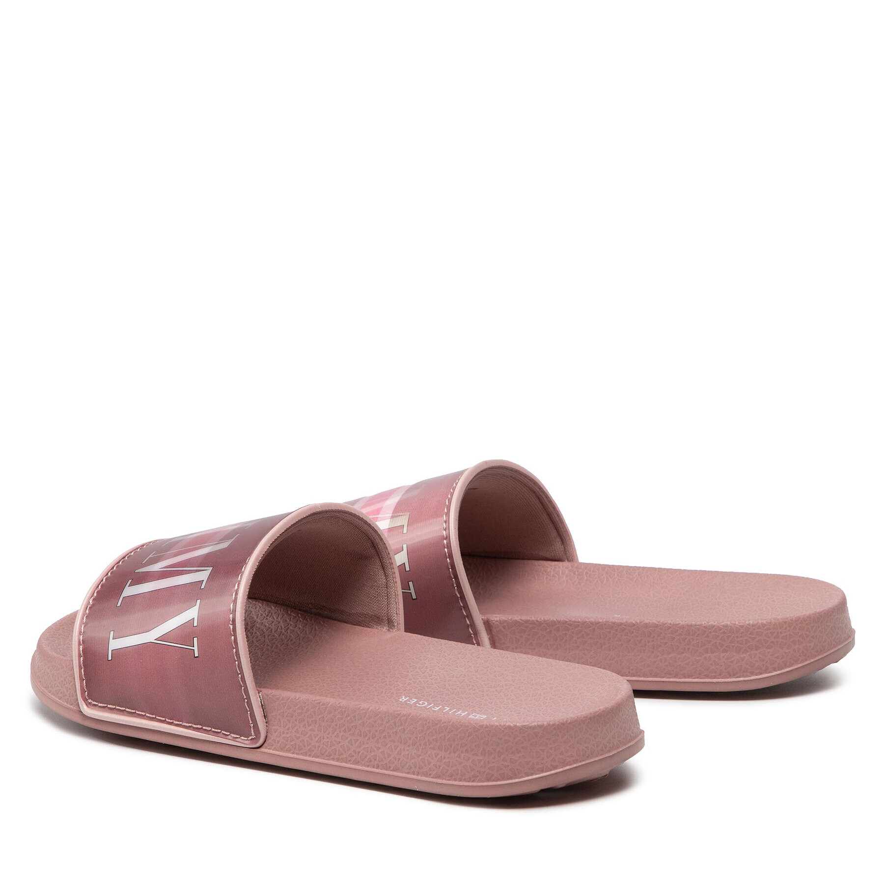 Tommy Hilfiger Чехли Holographic Pool Slide T3A0-32198-1172 M Розов - Pepit.bg