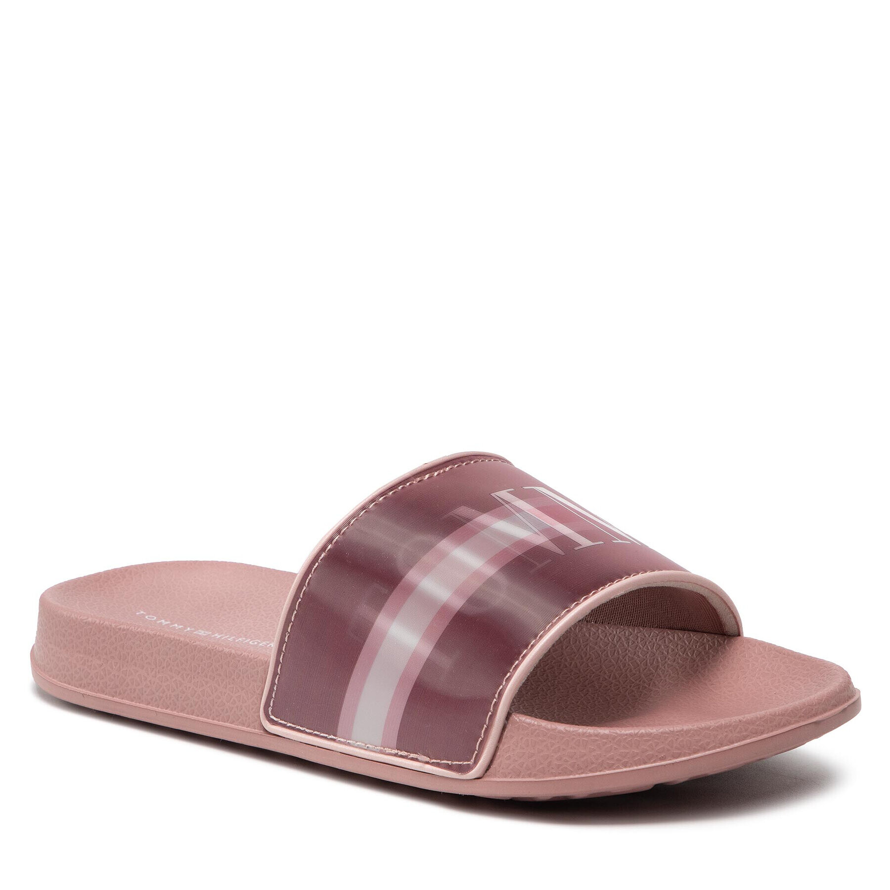 Tommy Hilfiger Чехли Holographic Pool Slide T3A0-32198-1172 S Розов - Pepit.bg