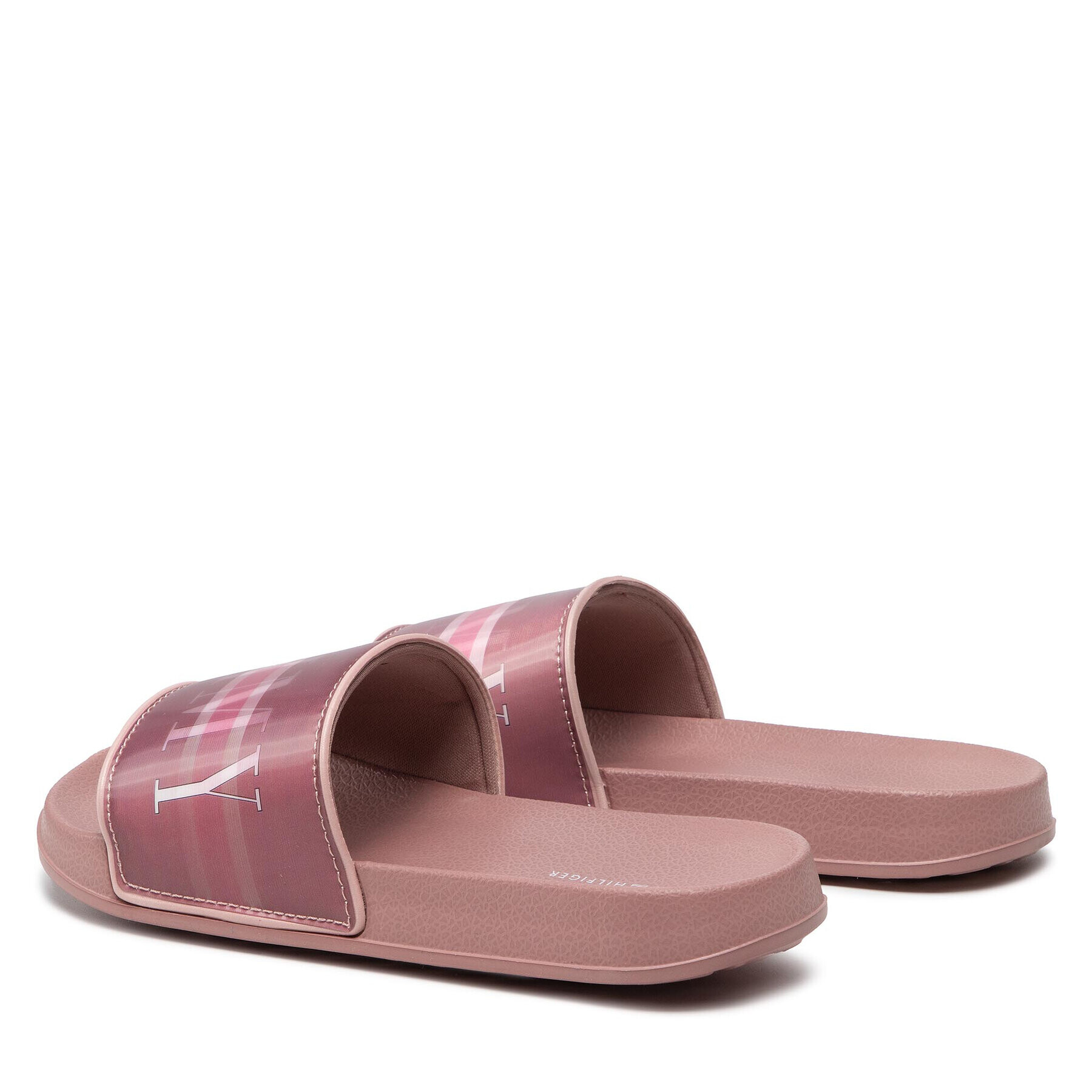 Tommy Hilfiger Чехли Holographic Pool Slide T3A0-32198-1172 S Розов - Pepit.bg