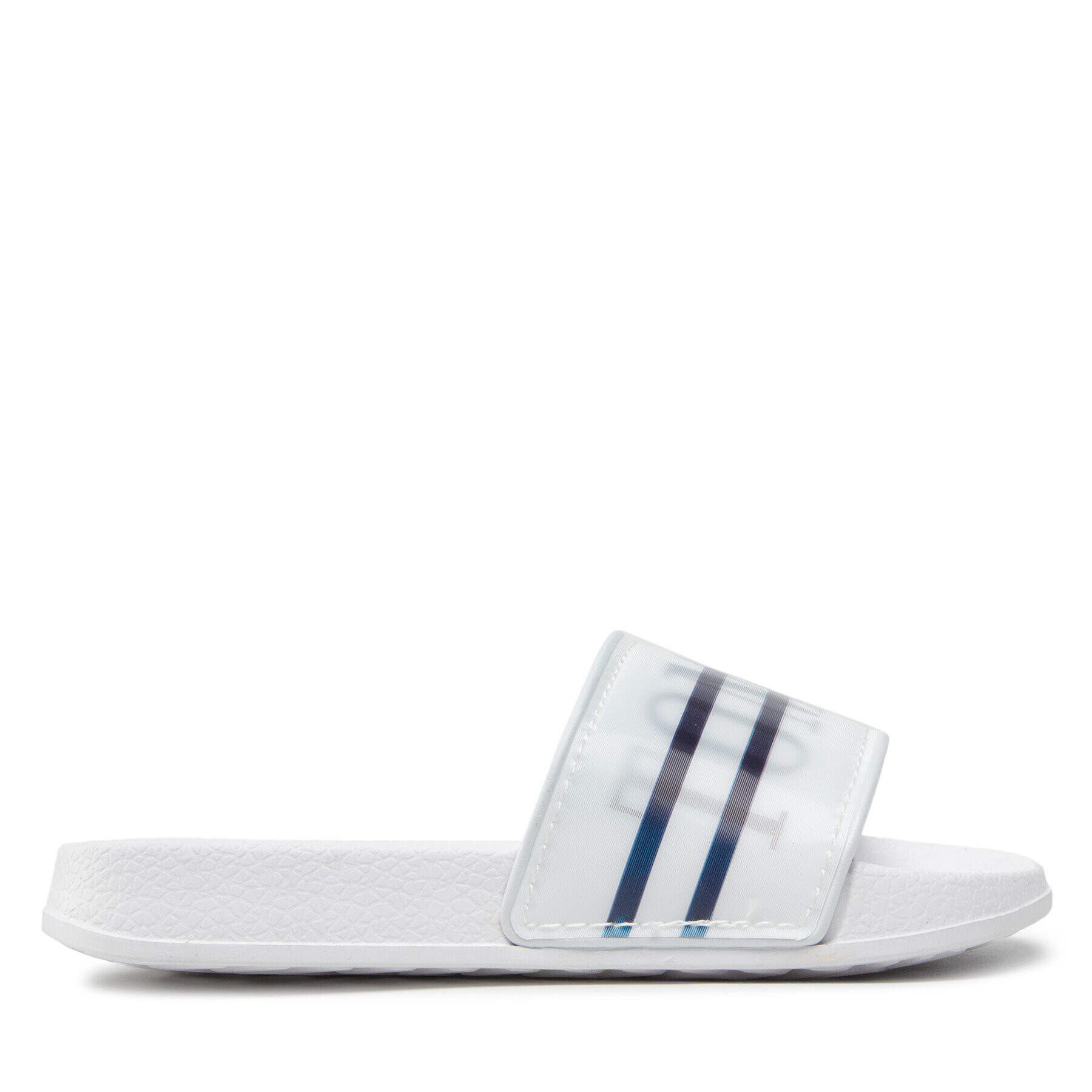 Tommy Hilfiger Чехли Holographic Pool Slide T3B0-32276-1172 M Бял - Pepit.bg