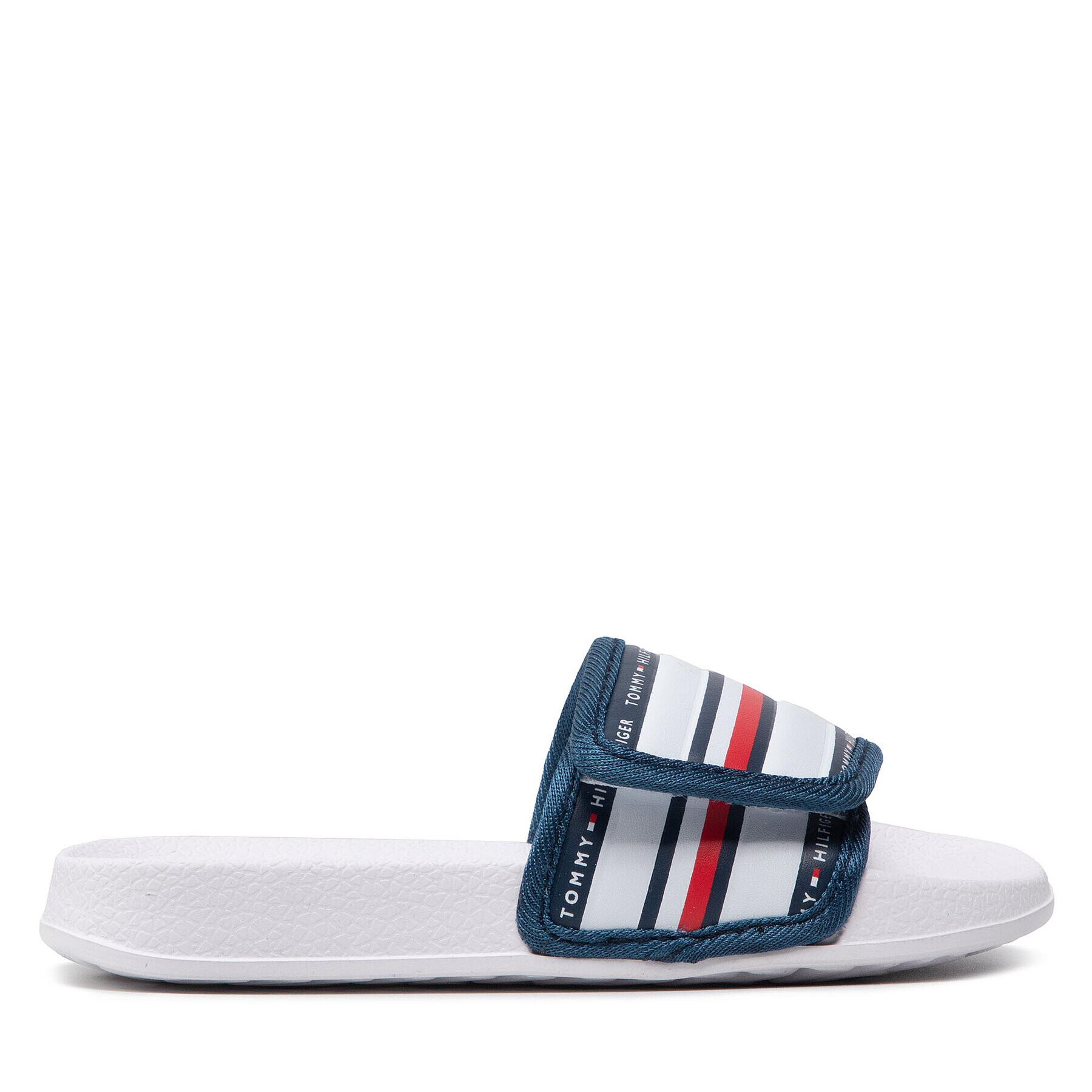 Tommy Hilfiger Чехли Maxi Velcro Pool Slide T3B0-32272-1172 M Бял - Pepit.bg