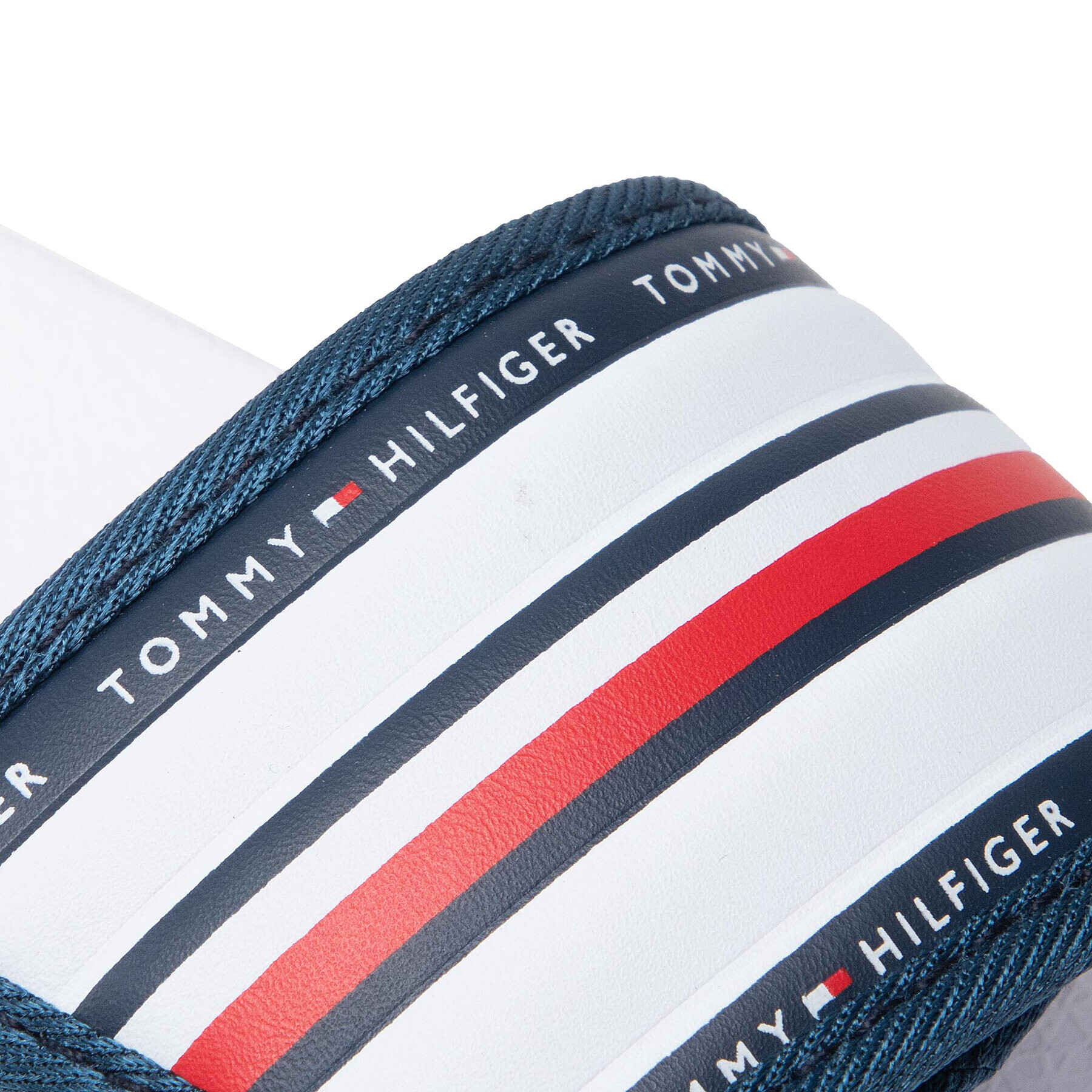 Tommy Hilfiger Чехли Maxi Velcro Pool Slide T3B0-32272-1172 M Бял - Pepit.bg