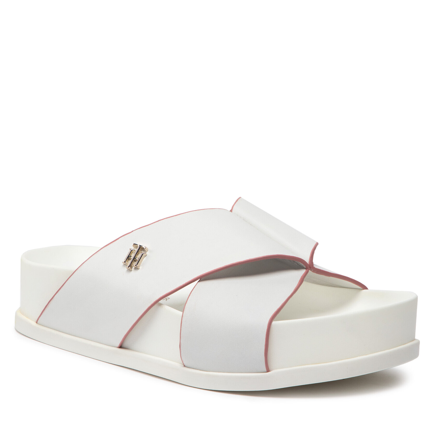 Tommy Hilfiger Чехли Modern Th Flatform Sandal FW0FW06294 Бял - Pepit.bg