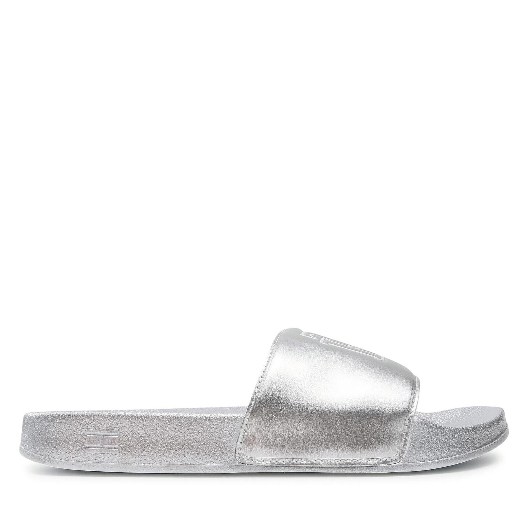 Tommy Hilfiger Чехли Monogram Metallic Pool Slide FW0FW05759 Сребрист - Pepit.bg