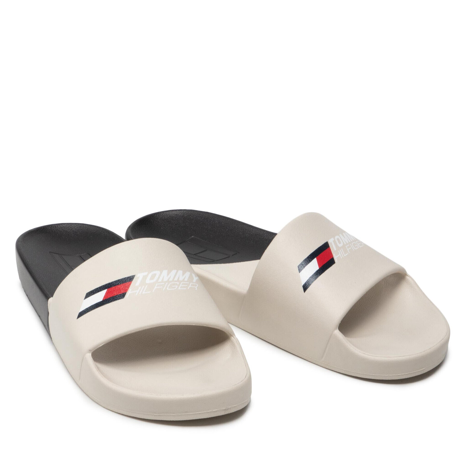 Tommy Hilfiger Чехли Poolslide 3 Mix Women FC0FC00038 Бежов - Pepit.bg