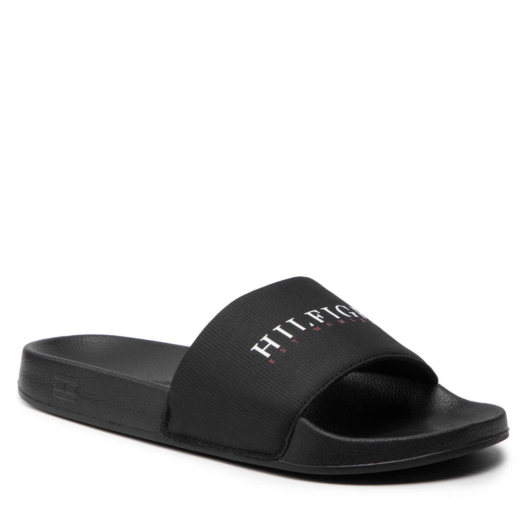 Tommy Hilfiger Чехли Seasonal Hilfiger Pool Slide FM0FM03886 Черен - Pepit.bg