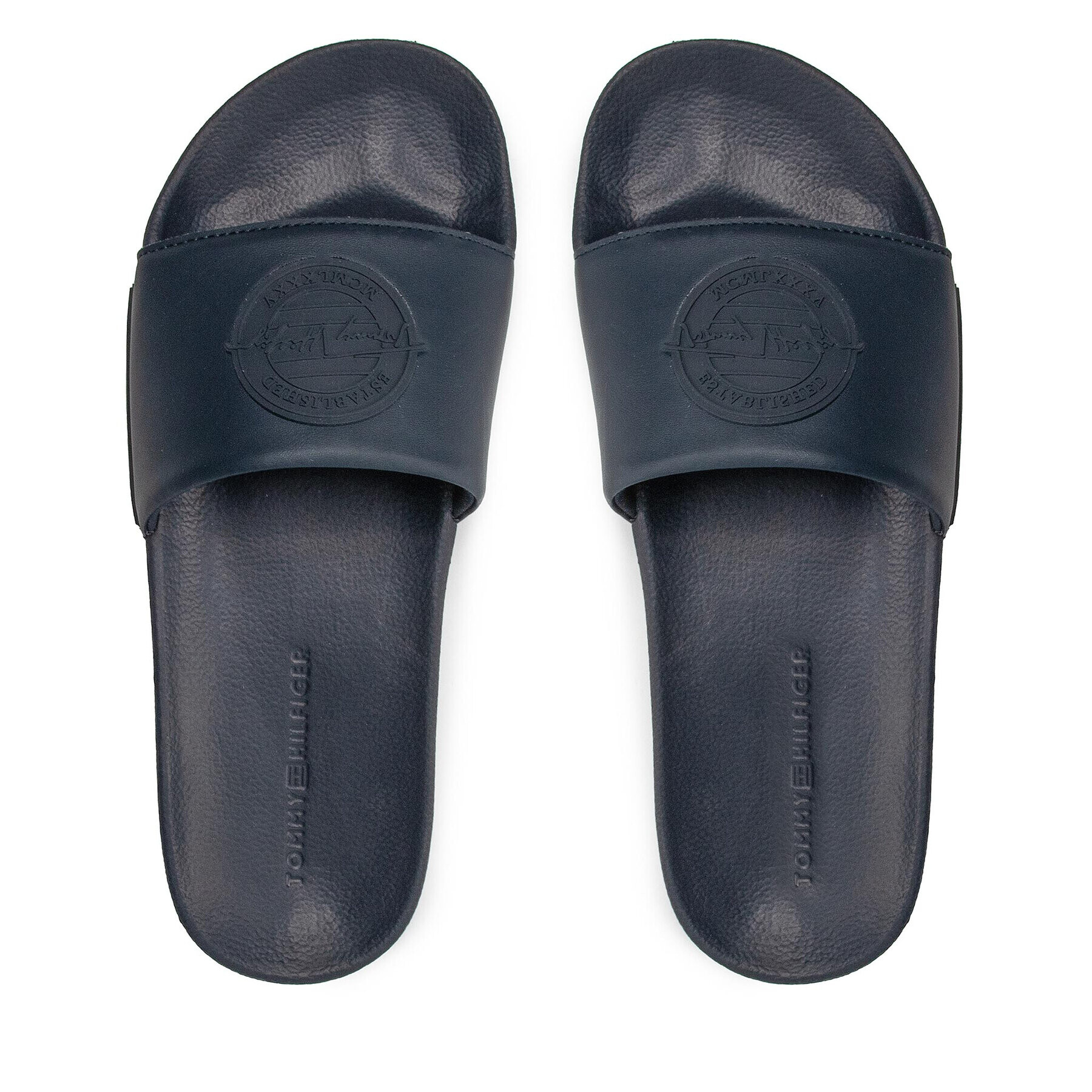 Tommy Hilfiger Чехли Th Established Pool Slide FM0FM03976 Тъмносин - Pepit.bg