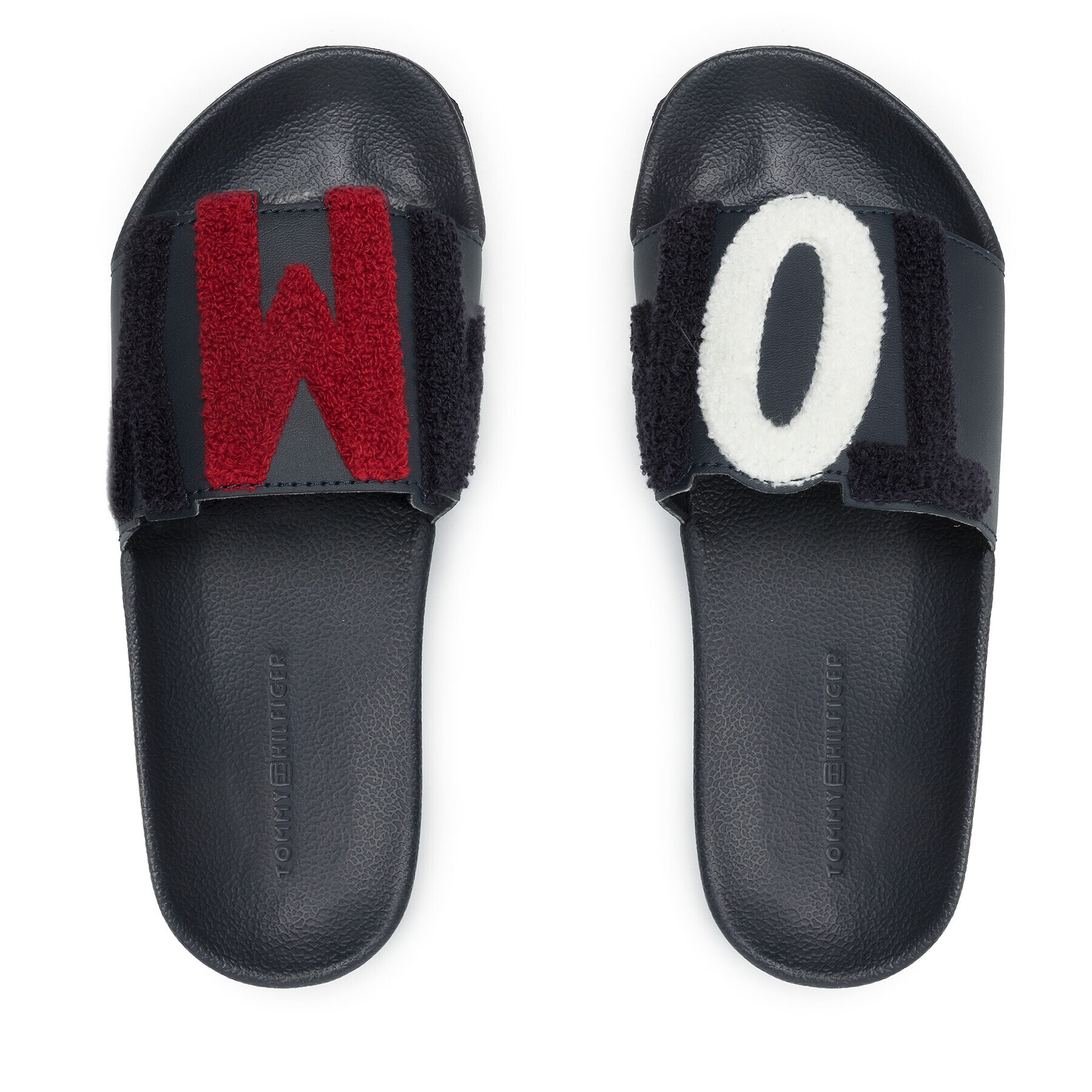 Tommy Hilfiger Чехли Tommy Lettering Pool Slide FW0FW06082 Тъмносин - Pepit.bg